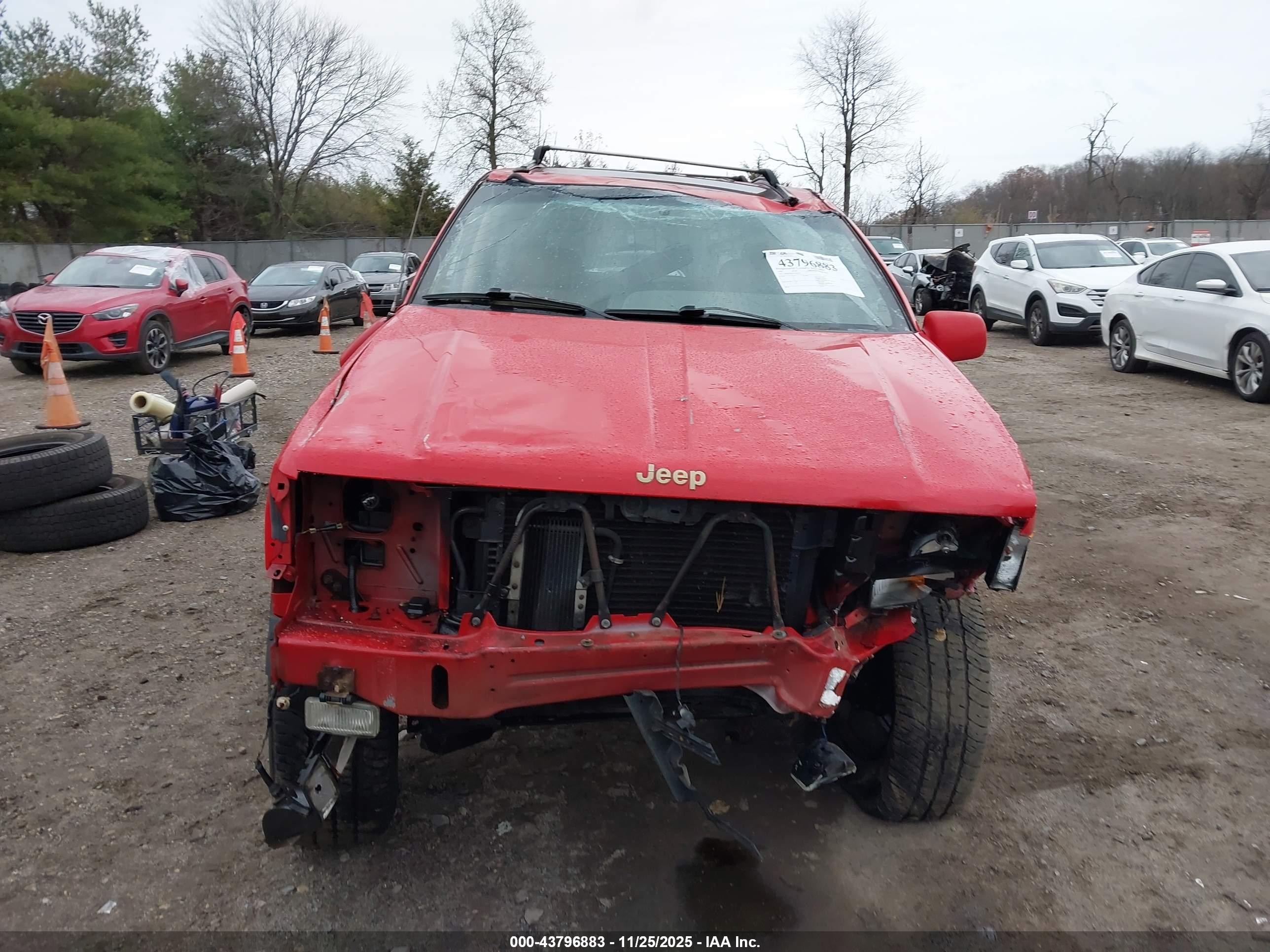 1996 Jeep Grand Cherokee Limited Red vin: 1J4GZ78Y0TC382597
