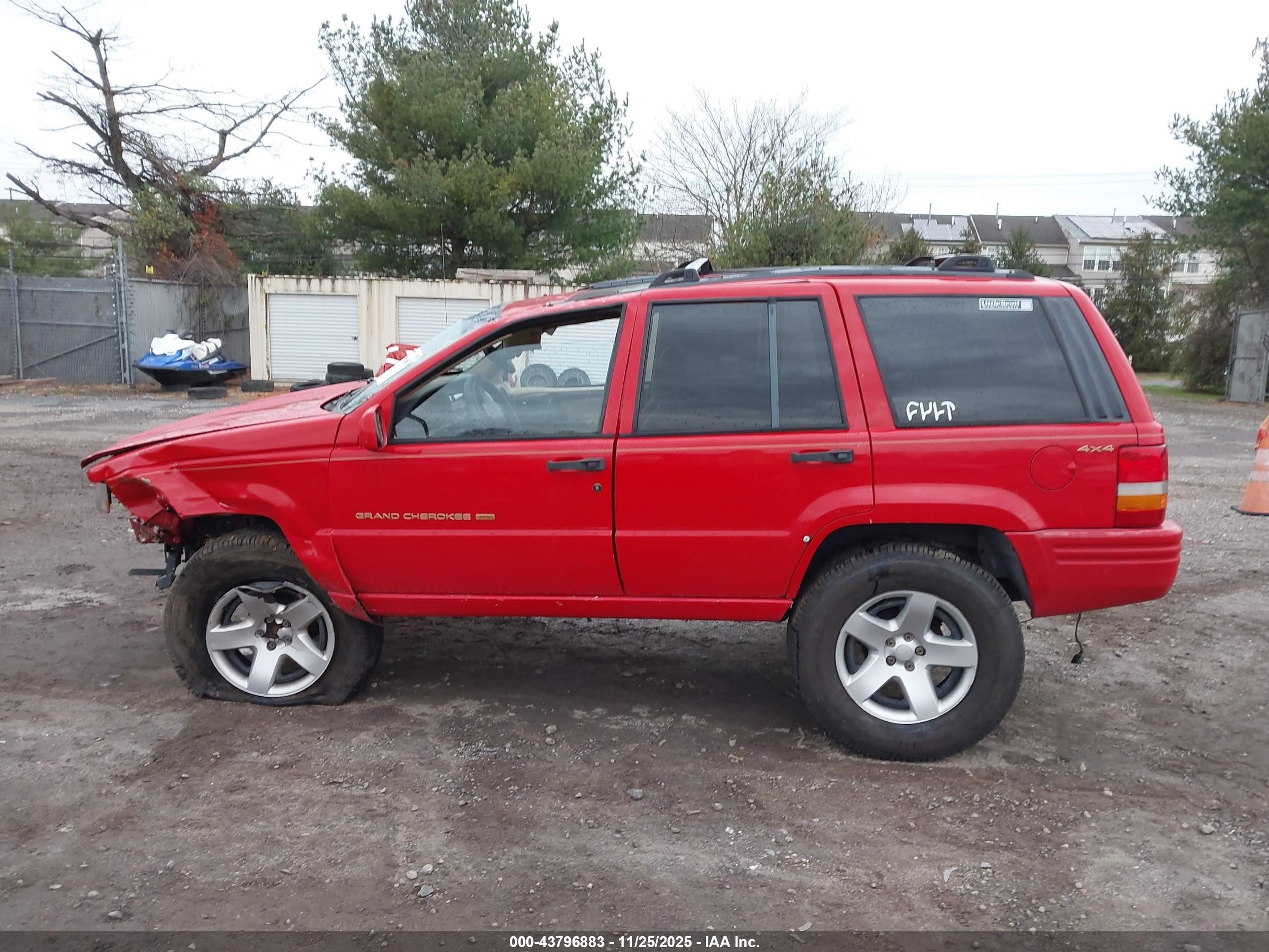 1996 Jeep Grand Cherokee Limited Red vin: 1J4GZ78Y0TC382597
