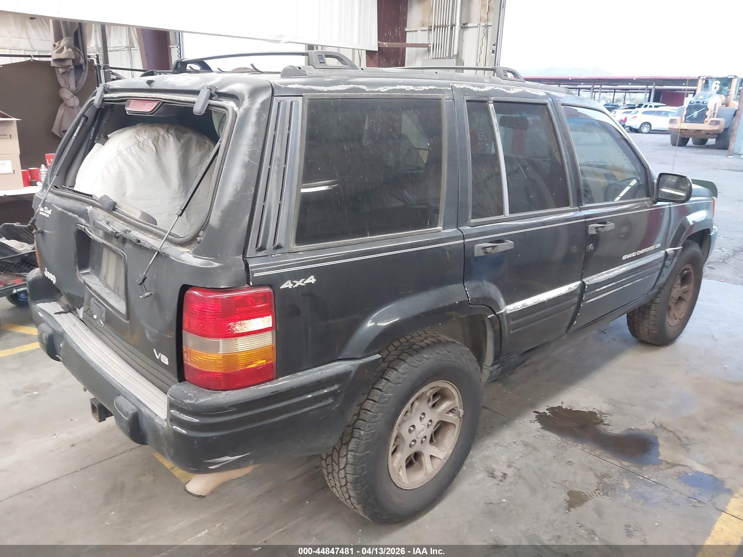 1998 Jeep Grand Cherokee Limited Black vin: 1J4GZ78Y0WC267681