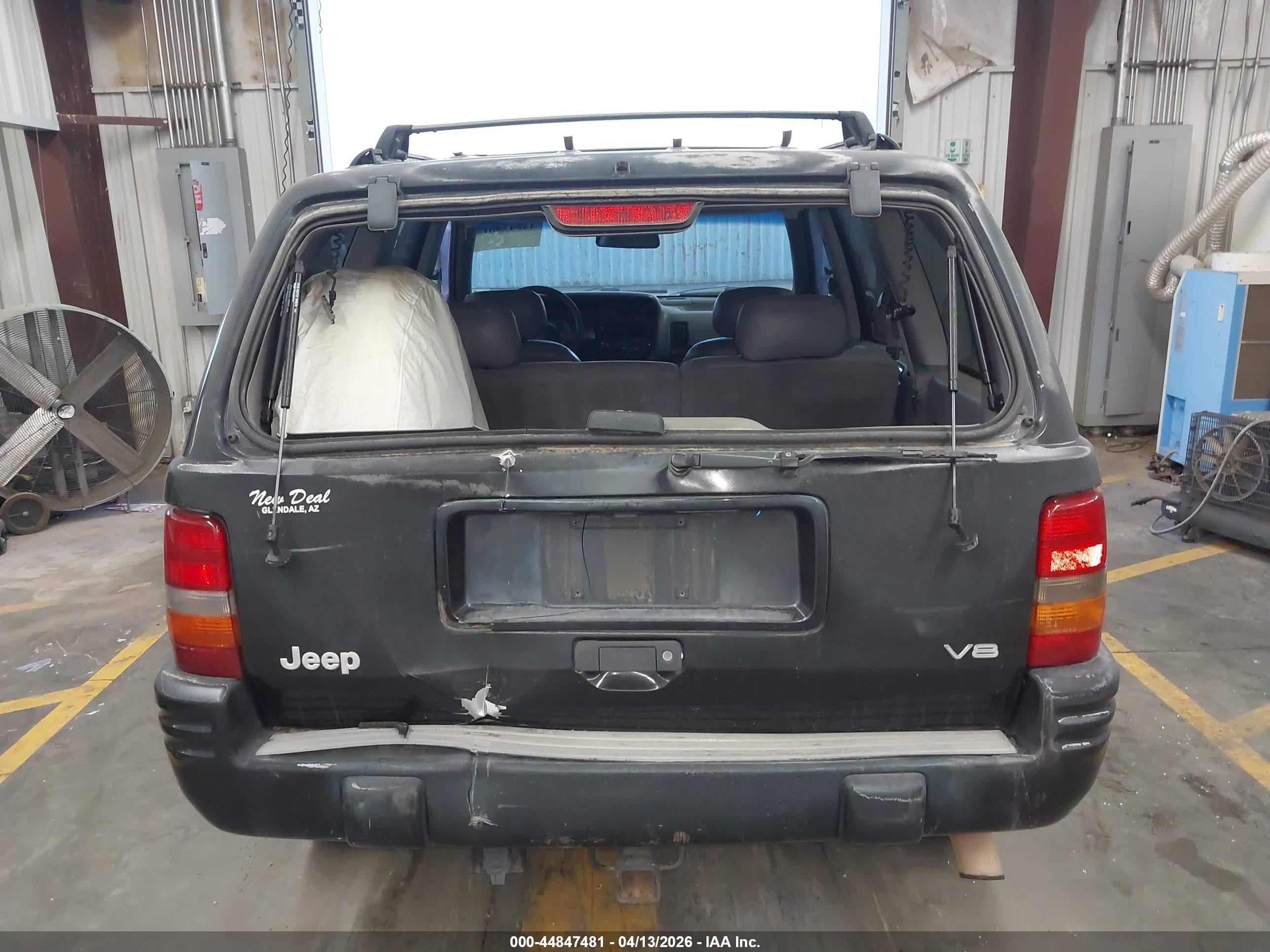 1998 Jeep Grand Cherokee Limited Black vin: 1J4GZ78Y0WC267681