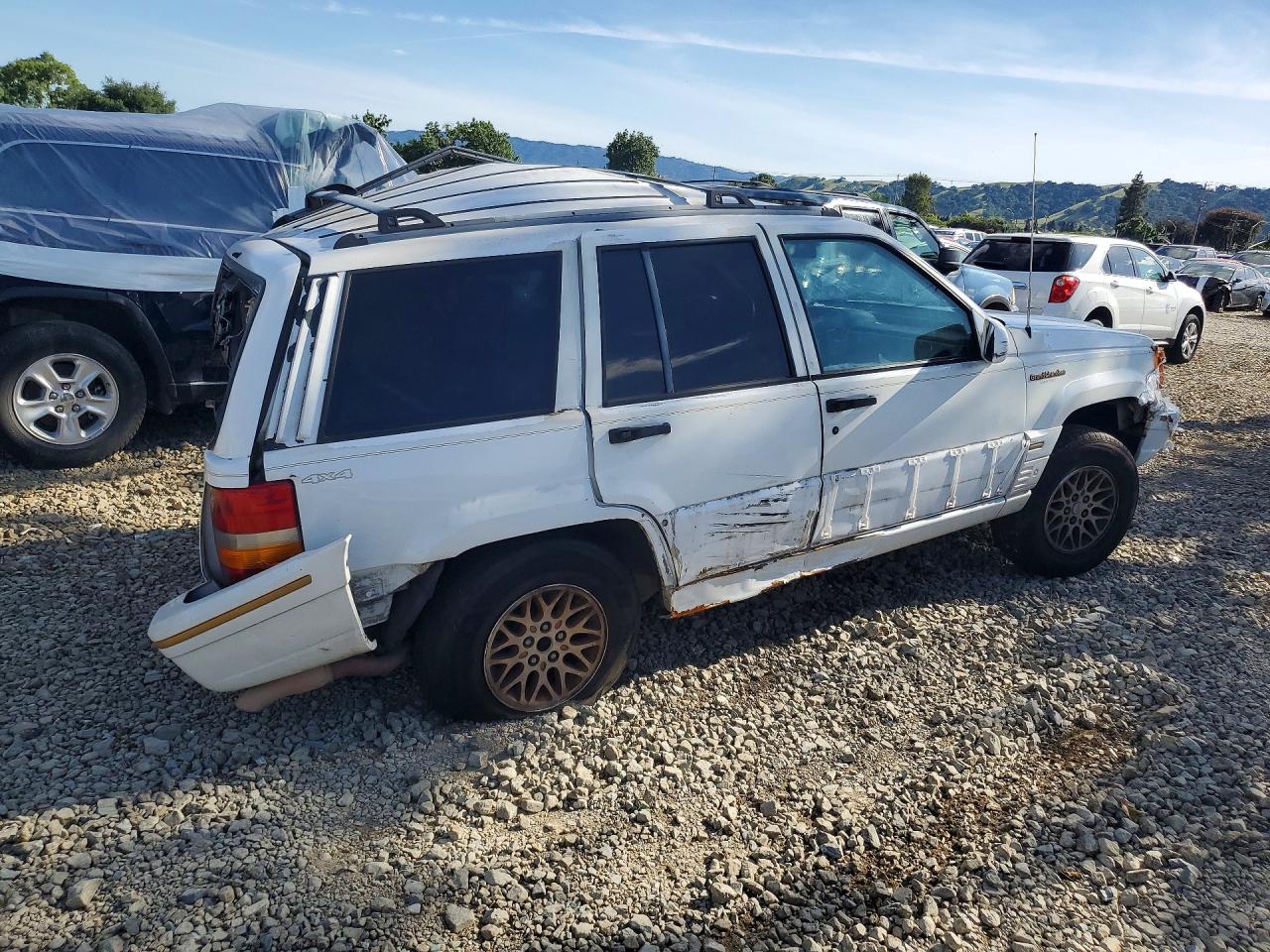 1995 Jeep Grand Cherokee Limited White vin: 1J4GZ78Y1SC640138