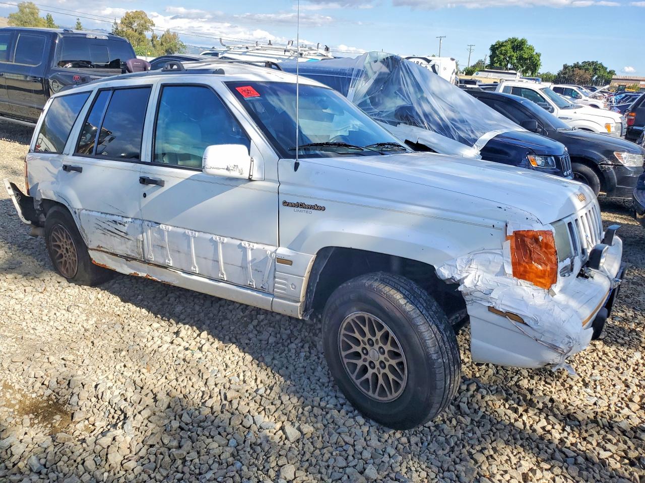 1995 Jeep Grand Cherokee Limited White vin: 1J4GZ78Y1SC640138