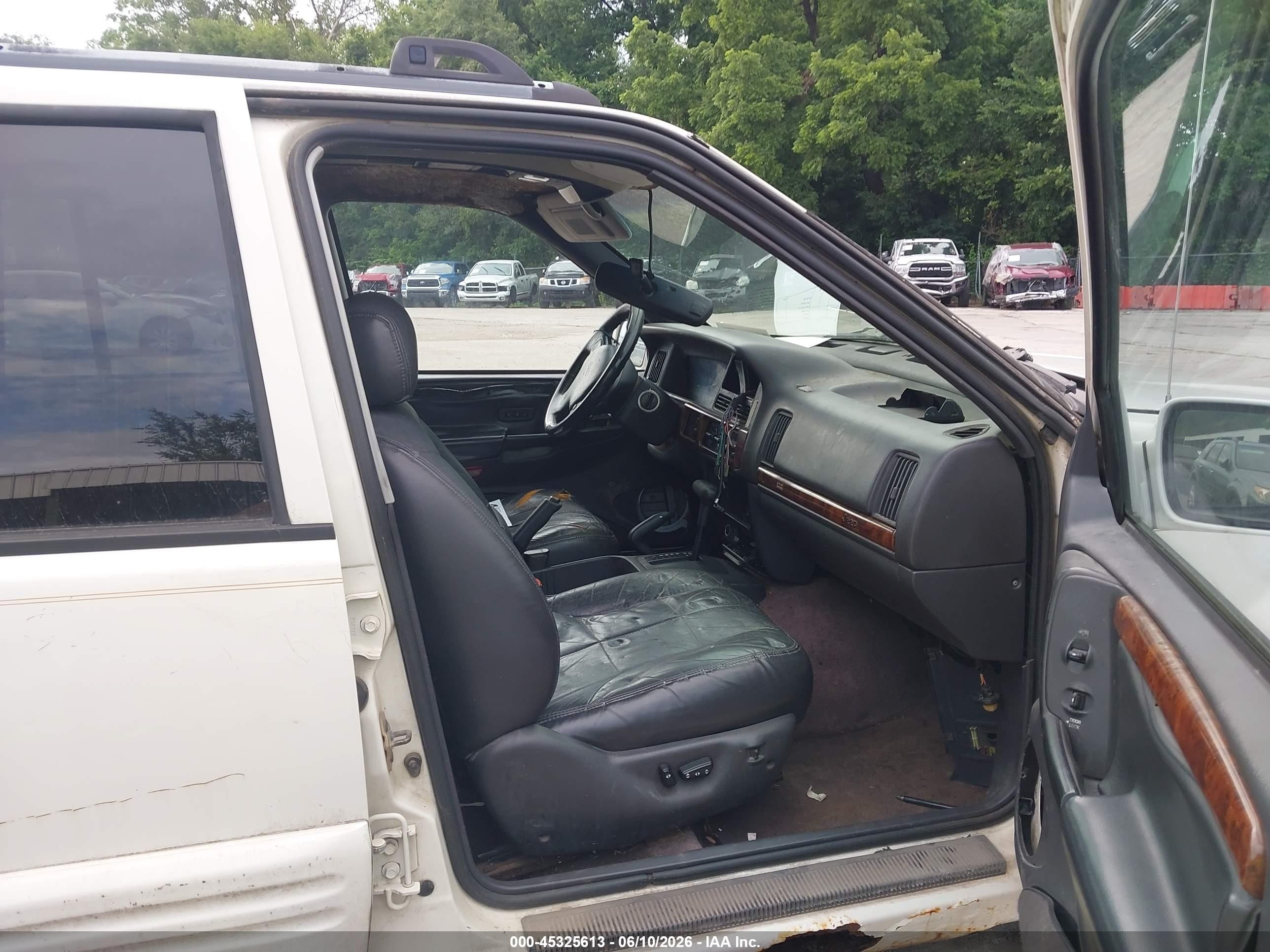 1996 Jeep Grand Cherokee Limited Белый vin: 1J4GZ78Y2TC244673