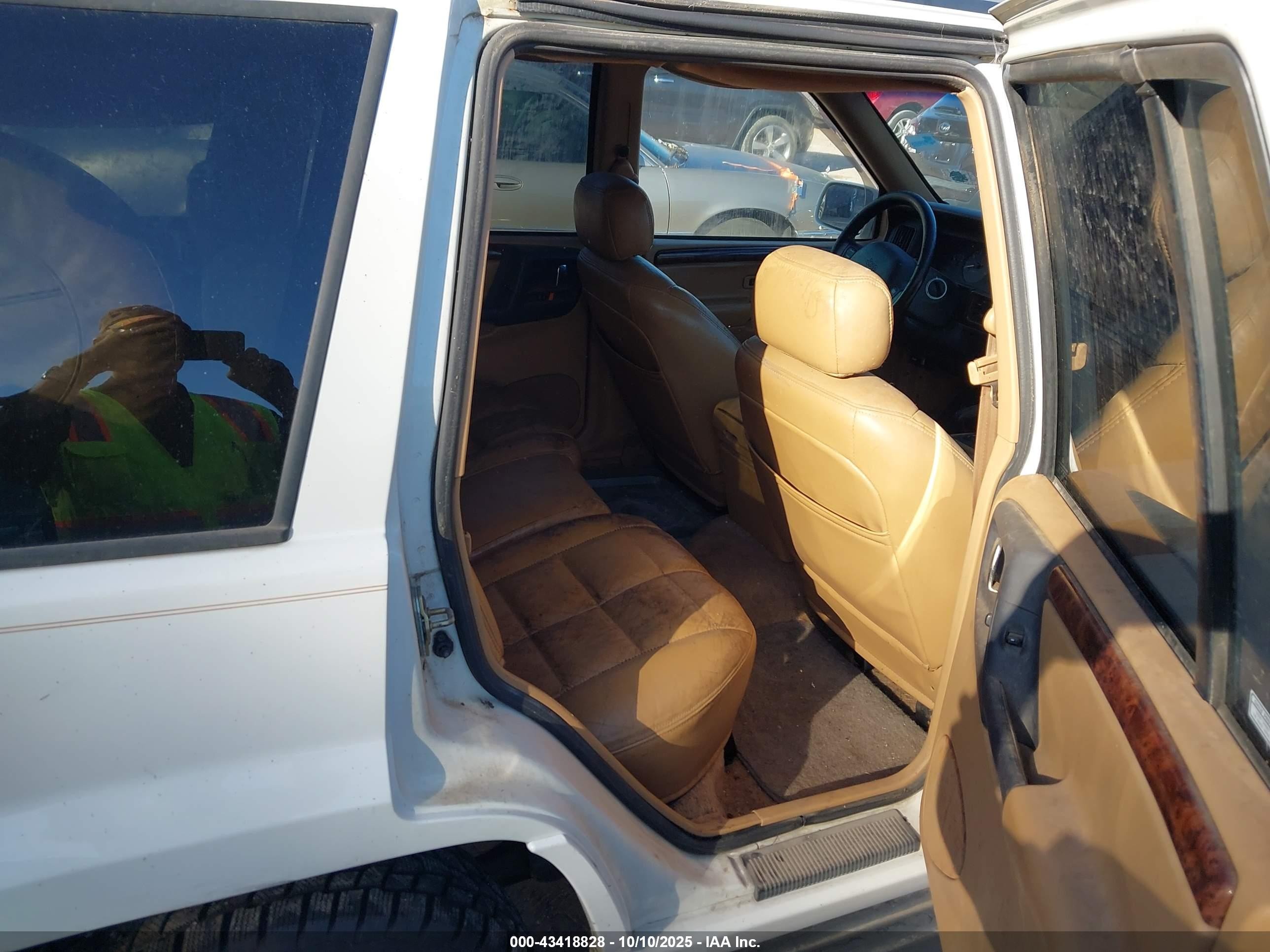 1996 Jeep Grand Cherokee Limited White vin: 1J4GZ78Y2TC298538