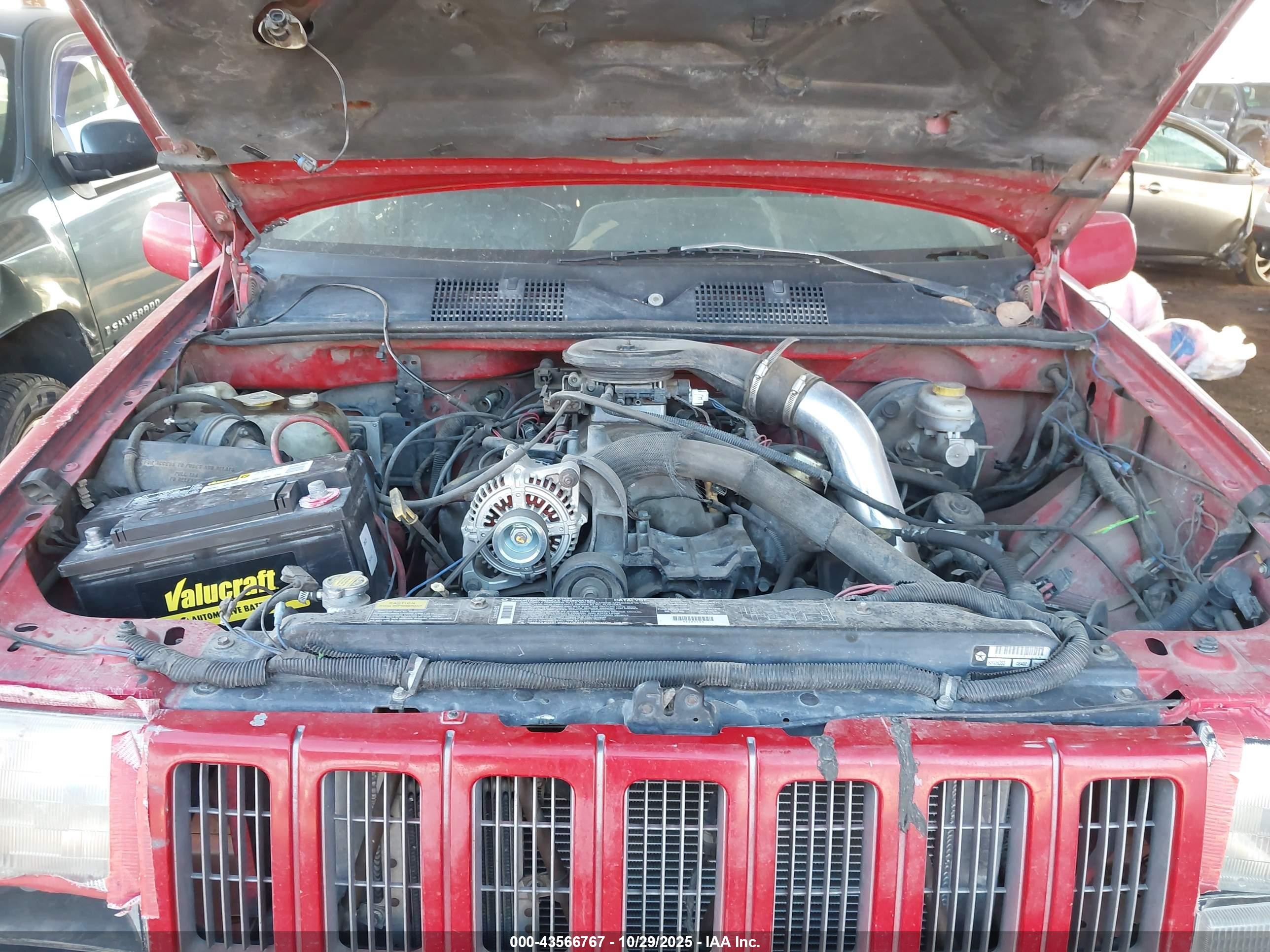 1997 Jeep Grand Cherokee Limited Red vin: 1J4GZ78Y2VC765055
