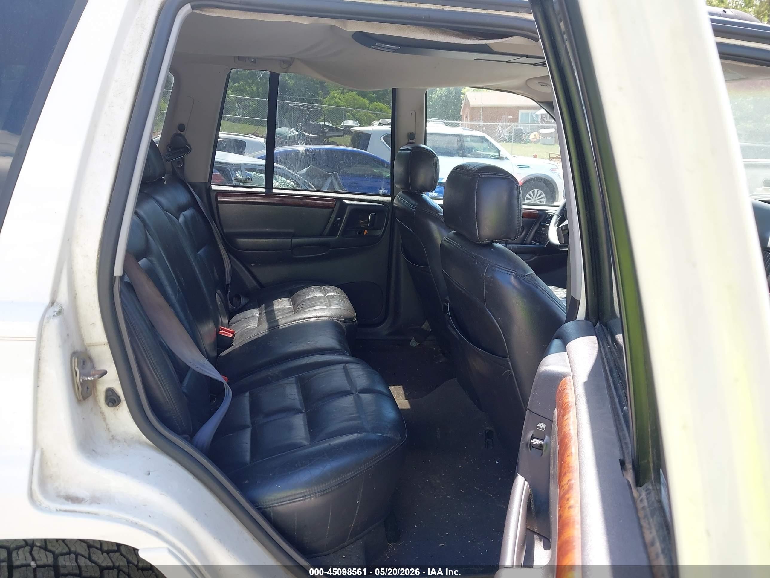 1997 Jeep Grand Cherokee Limited White vin: 1J4GZ78Y2VC766321