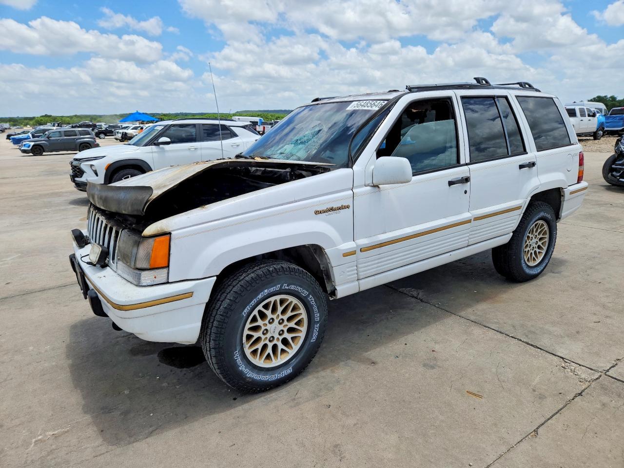 1995 Jeep Grand Cherokee Limited White vin: 1J4GZ78Y3SC571632