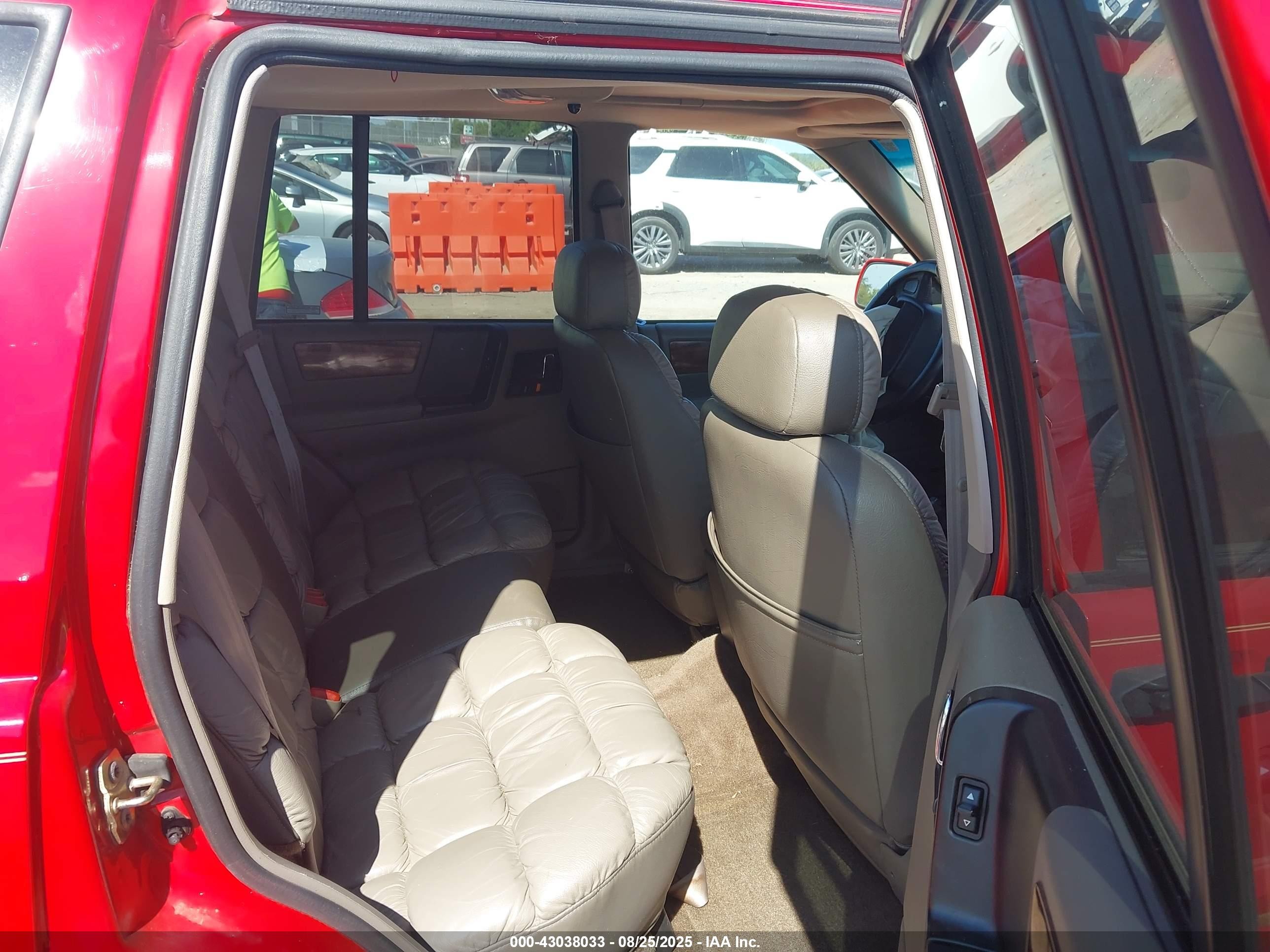 1995 Jeep Grand Cherokee Limited/orvis Red vin: 1J4GZ78Y3SC620845