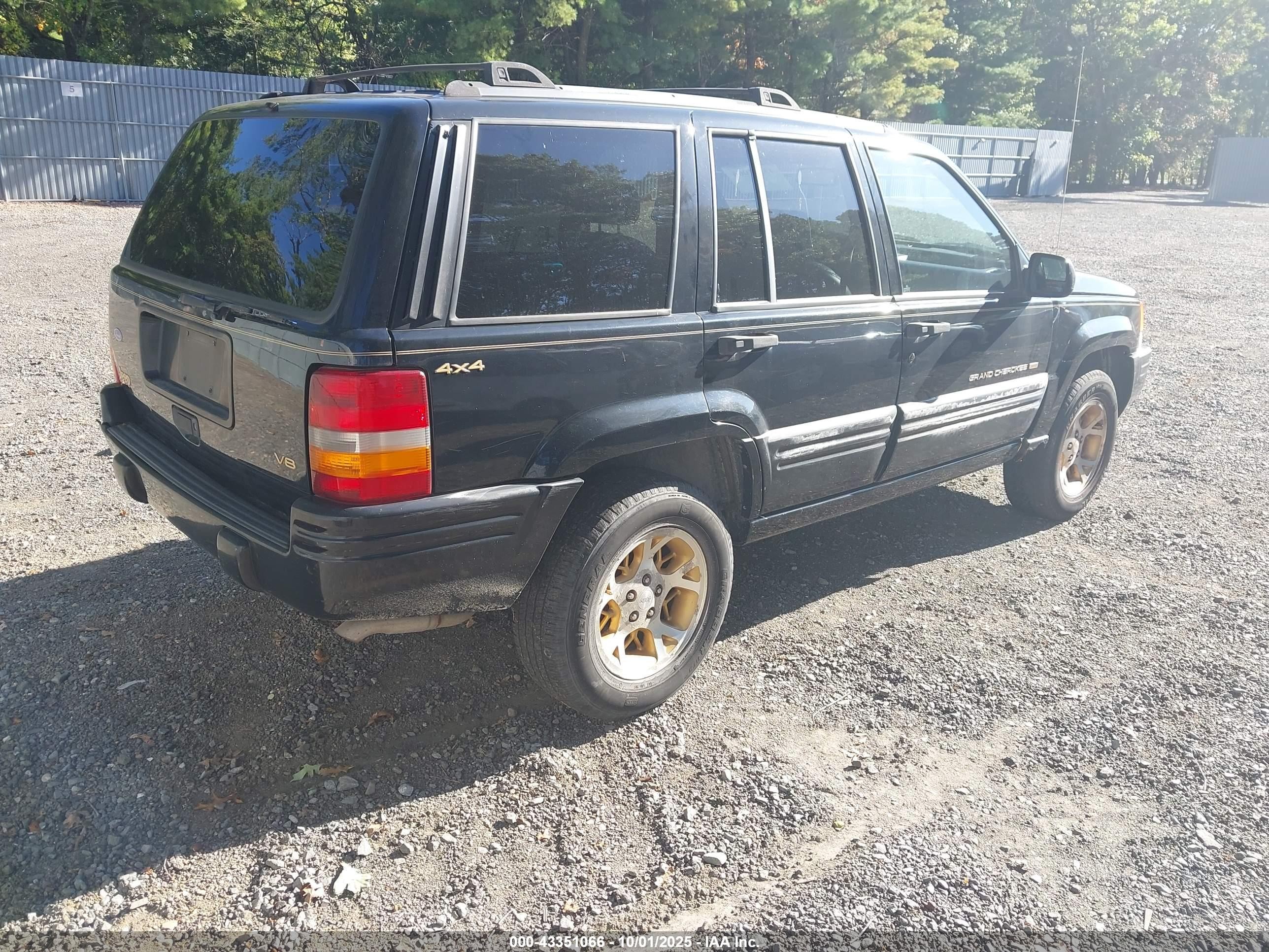 1996 Jeep Grand Cherokee Limited Черный vin: 1J4GZ78Y3TC199453