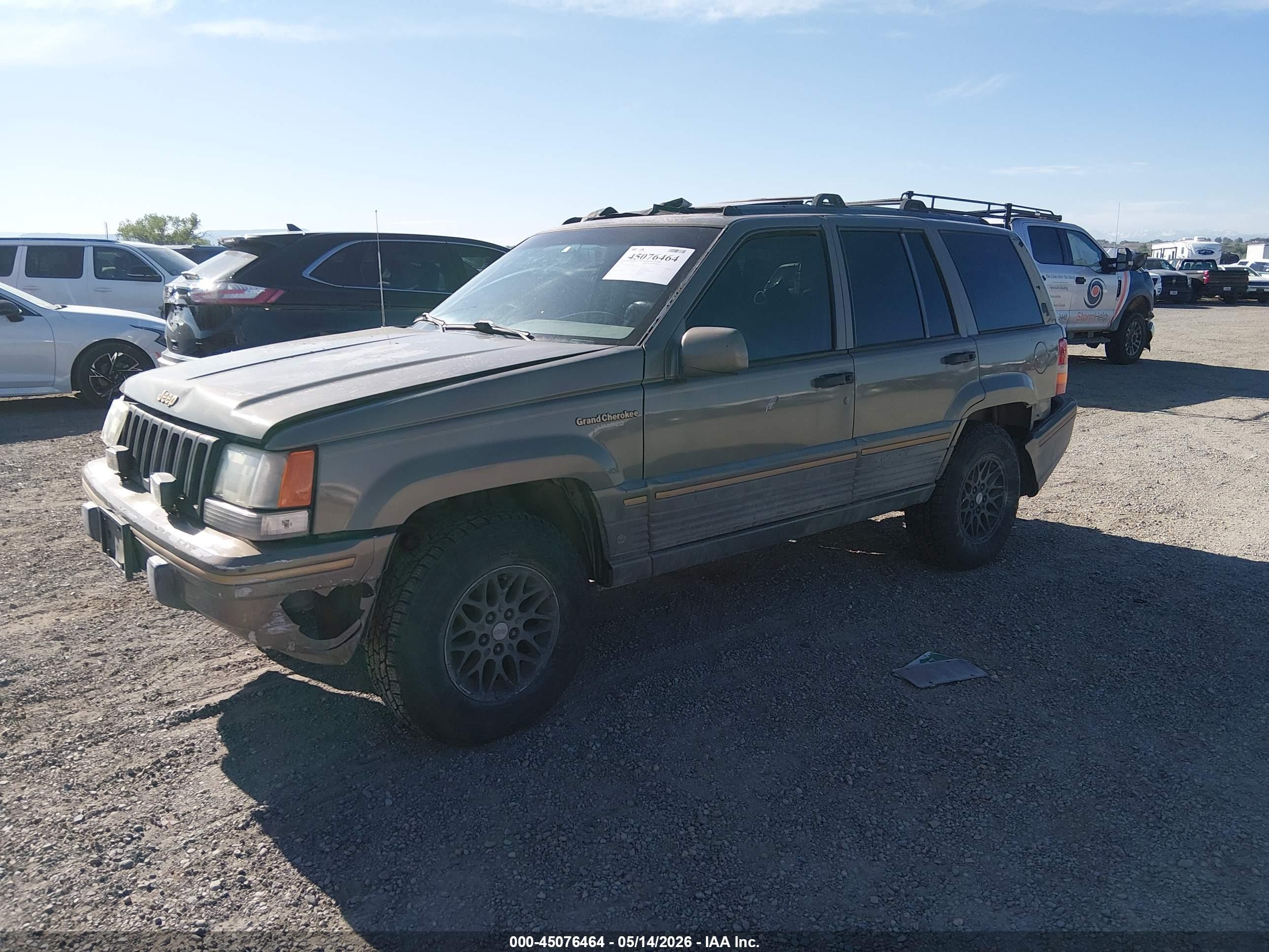 1995 Jeep Grand Cherokee Limited/orvis Brown vin: 1J4GZ78Y4SC765800
