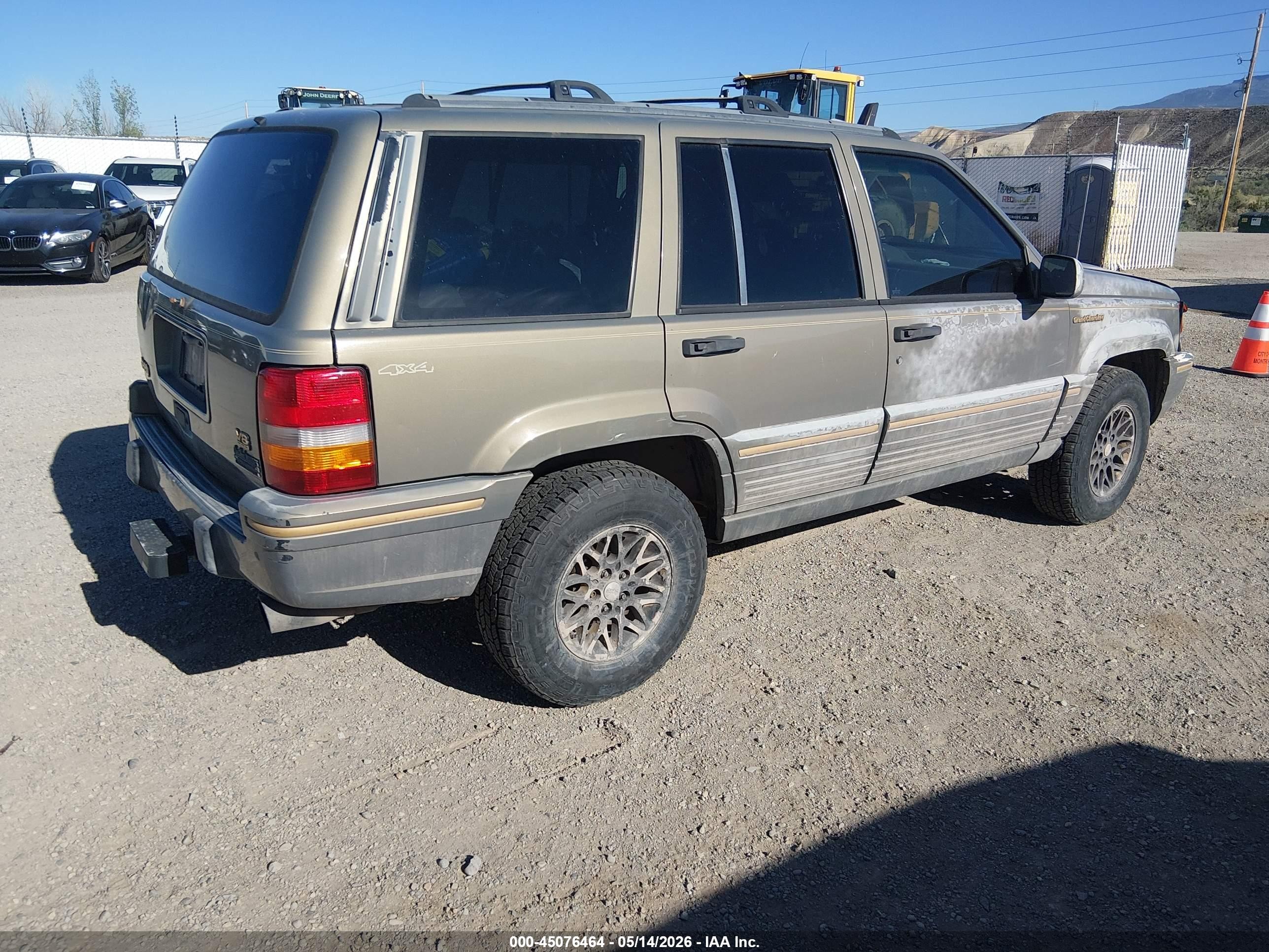 1995 Jeep Grand Cherokee Limited/orvis Brown vin: 1J4GZ78Y4SC765800
