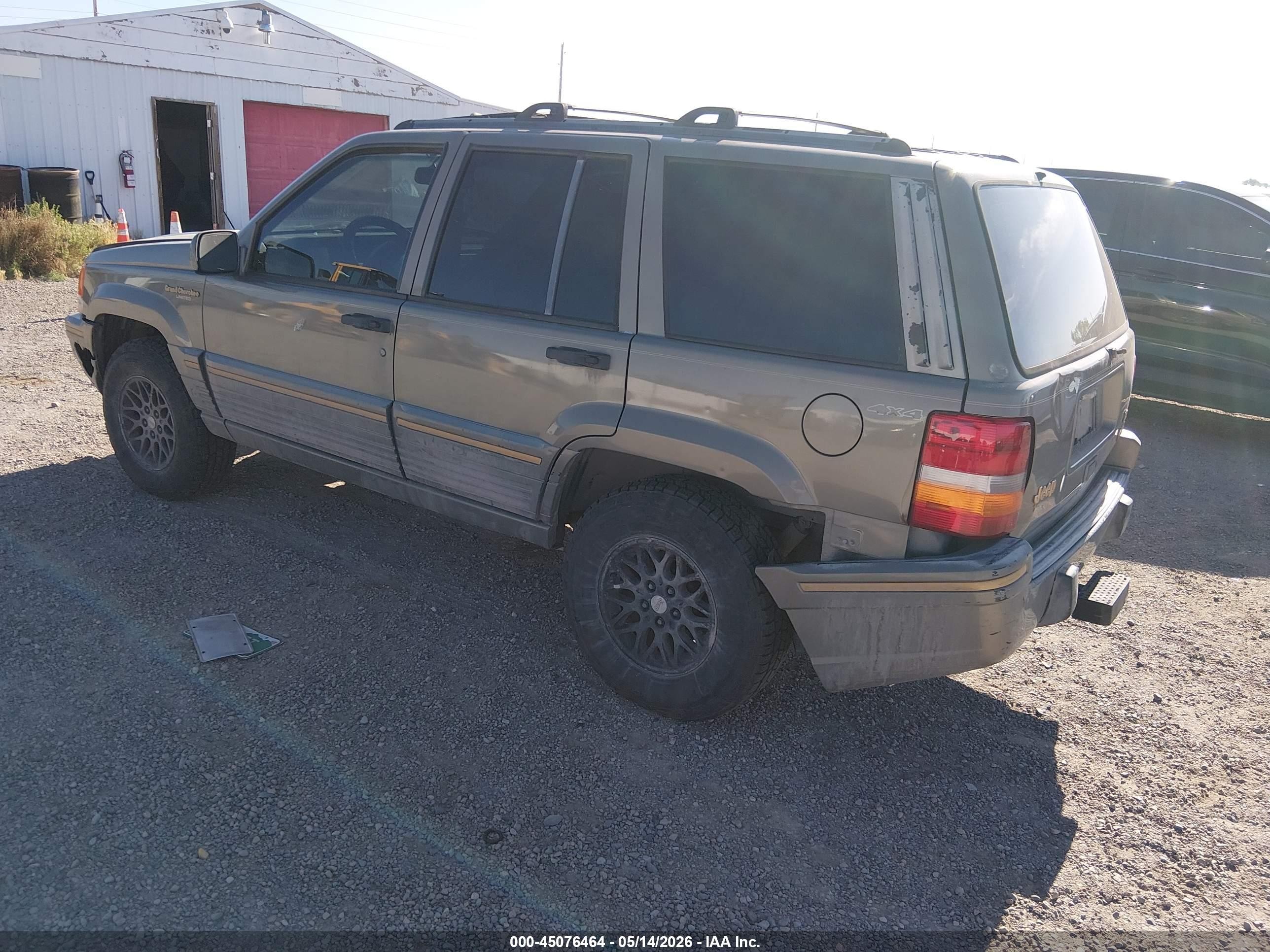 1995 Jeep Grand Cherokee Limited/orvis Brown vin: 1J4GZ78Y4SC765800