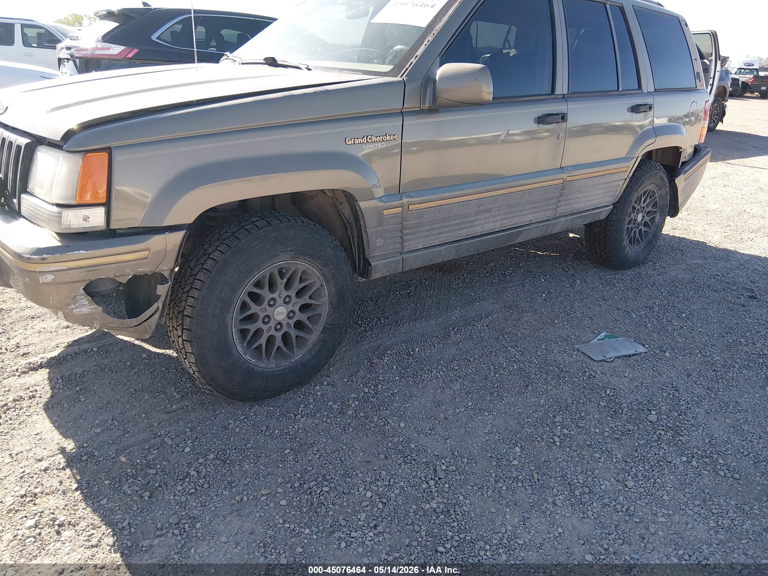 1995 Jeep Grand Cherokee Limited/orvis Brown vin: 1J4GZ78Y4SC765800