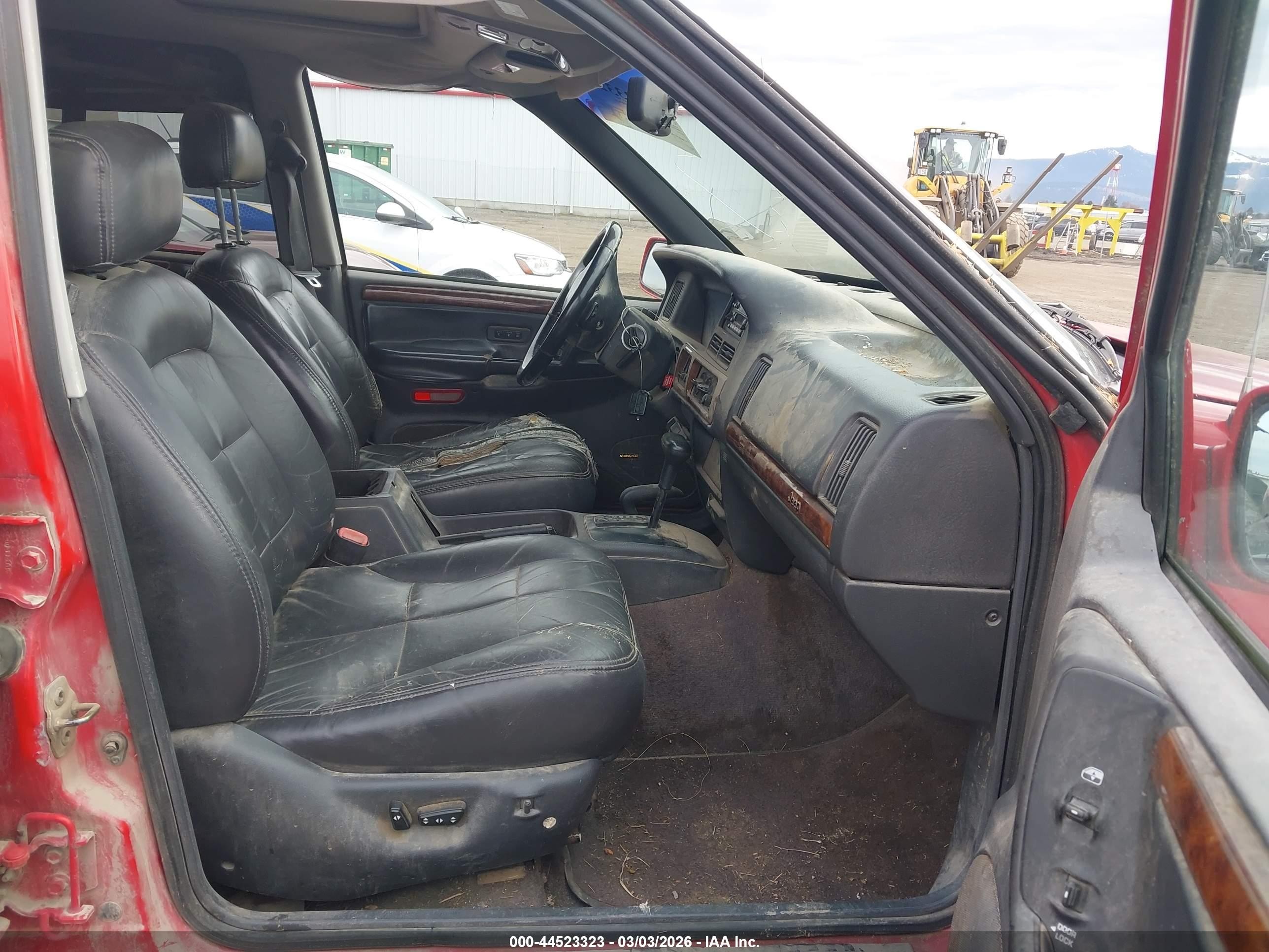 1996 Jeep Grand Cherokee Limited Красный vin: 1J4GZ78Y4TC312424