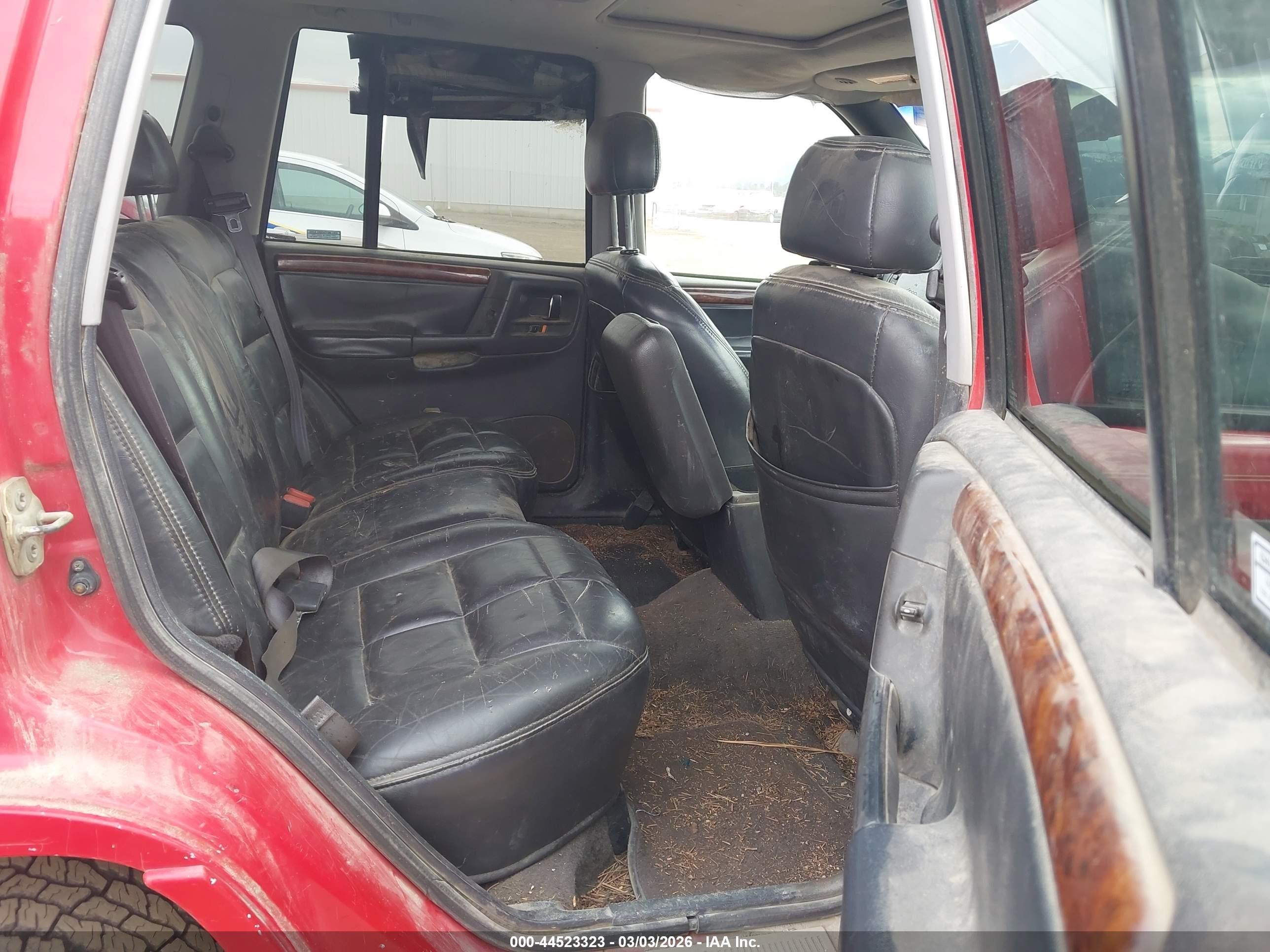 1996 Jeep Grand Cherokee Limited Красный vin: 1J4GZ78Y4TC312424