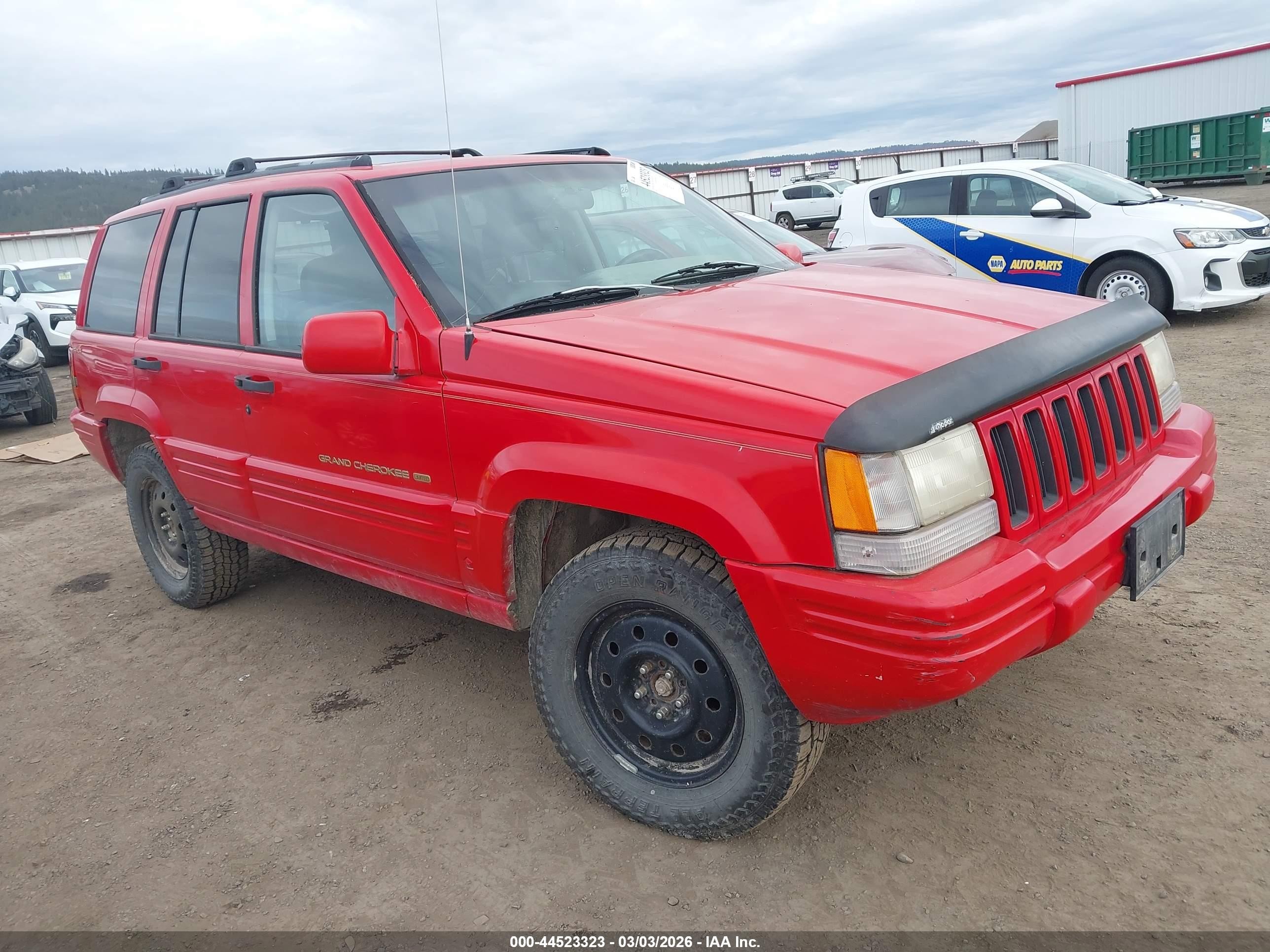 1996 Jeep Grand Cherokee Limited Red vin: 1J4GZ78Y4TC312424