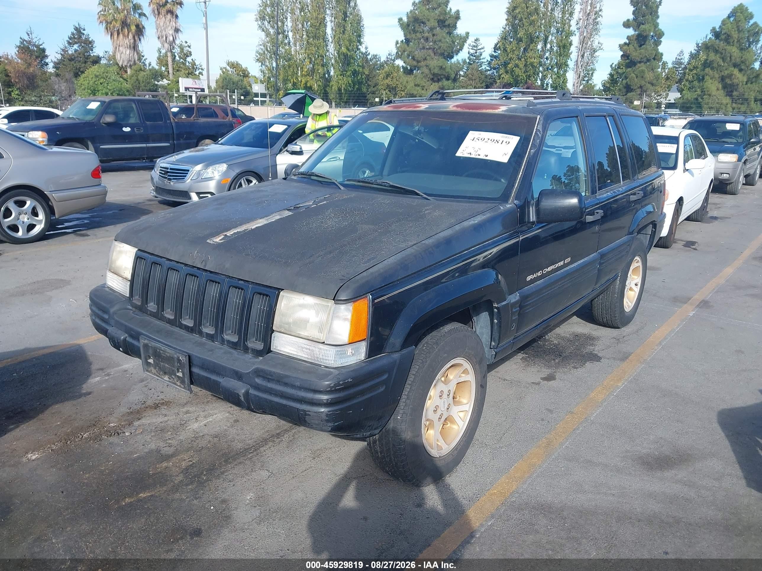 1996 Jeep Grand Cherokee Limited Черный vin: 1J4GZ78Y4TC373613