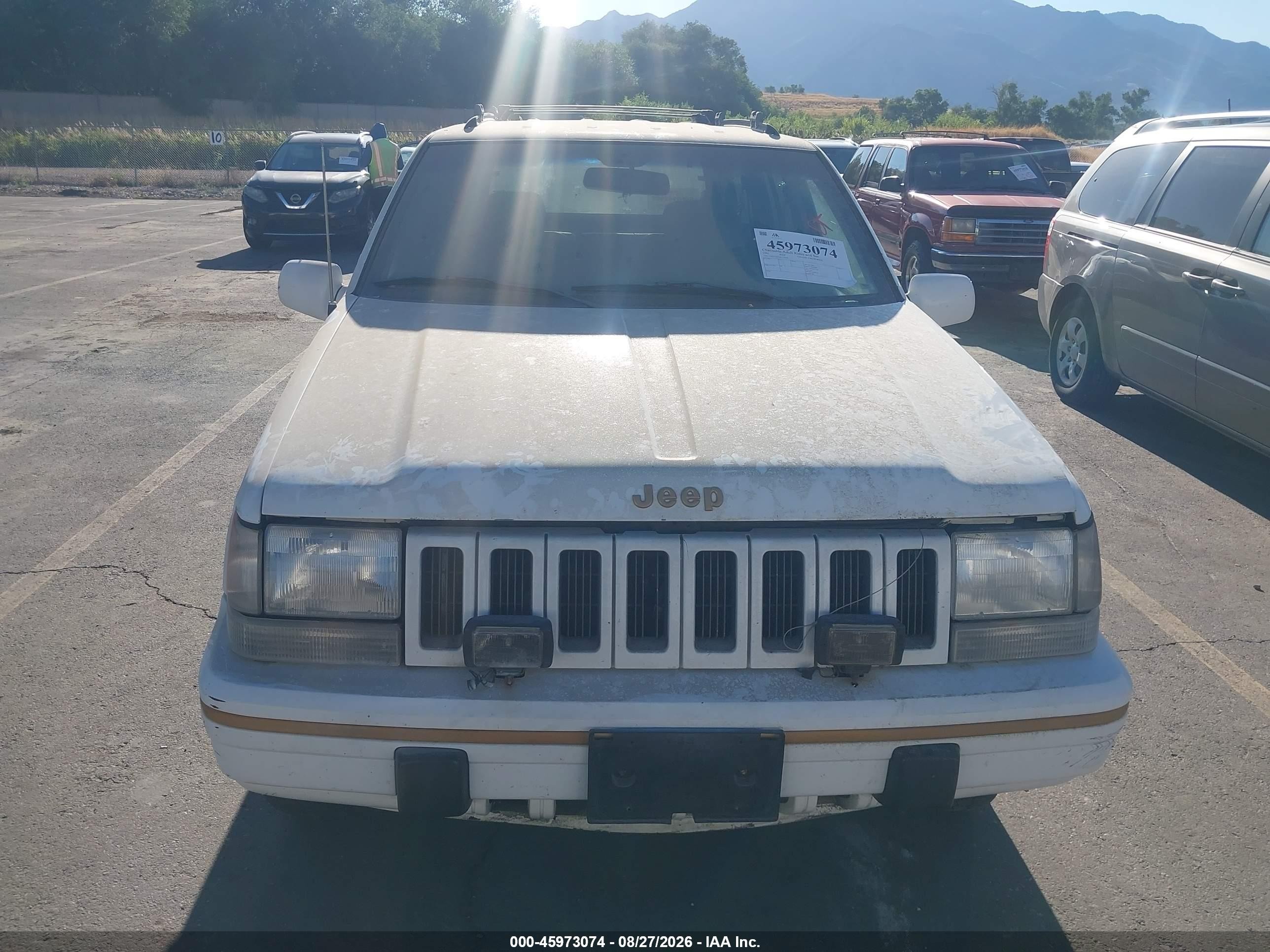 1995 Jeep Grand Cherokee Limited/orvis White vin: 1J4GZ78Y5SC510394