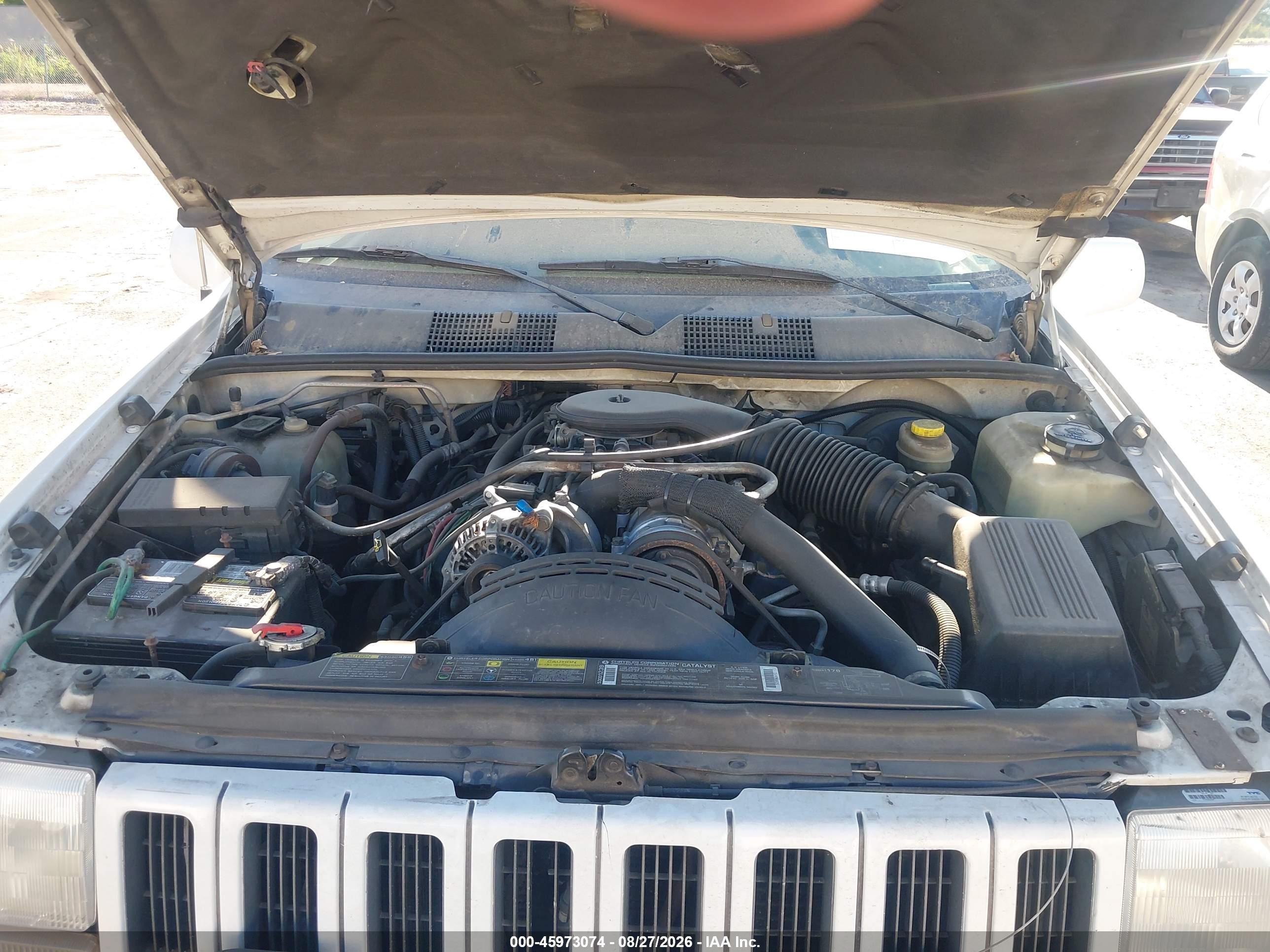 1995 Jeep Grand Cherokee Limited/orvis White vin: 1J4GZ78Y5SC510394