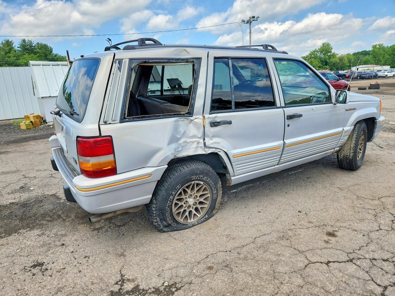 1995 Jeep Grand Cherokee Limited Серебряный vin: 1J4GZ78Y6SC568238