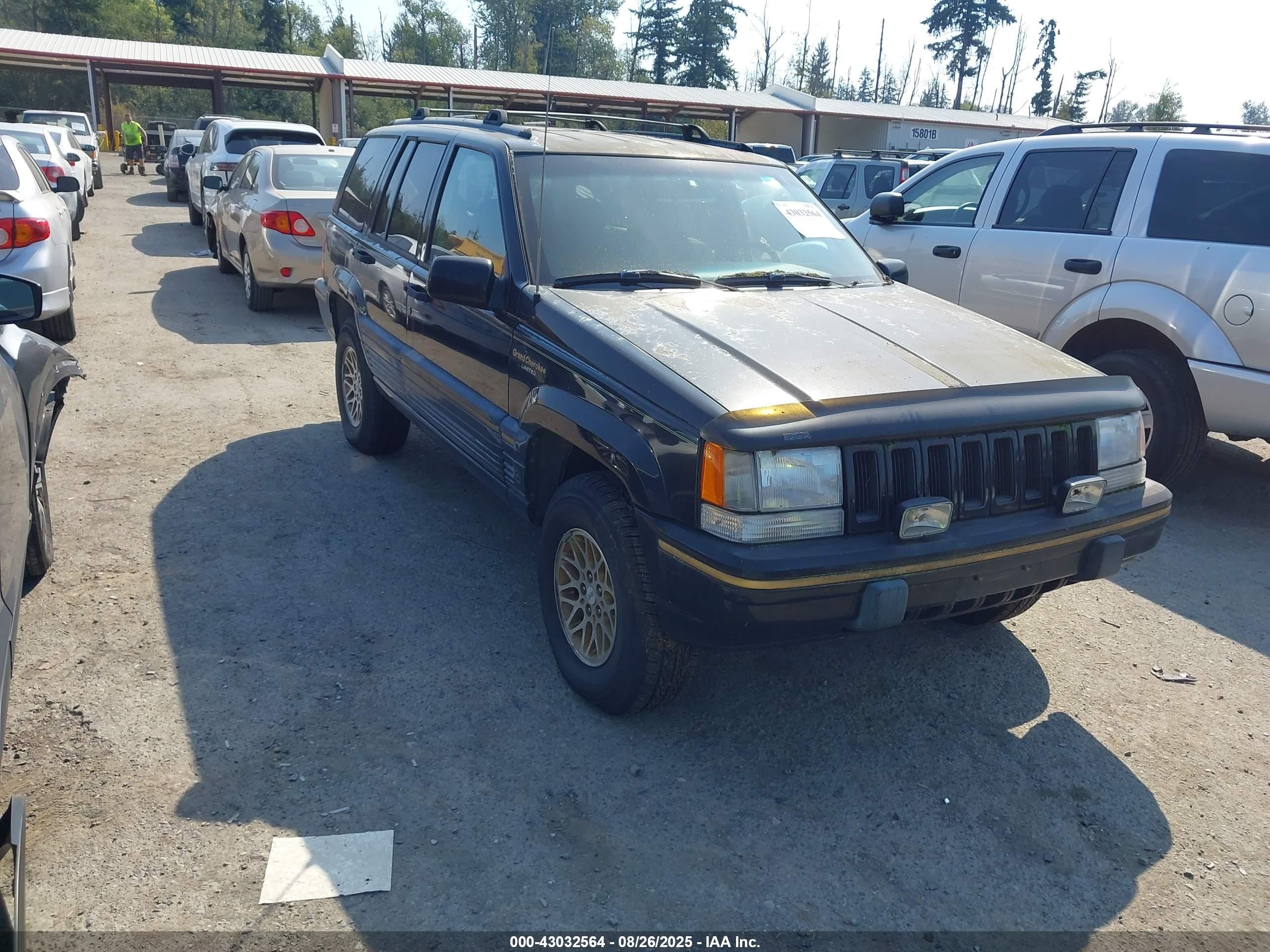 1995 Jeep Grand Cherokee Limited/orvis Black vin: 1J4GZ78Y6SC709972