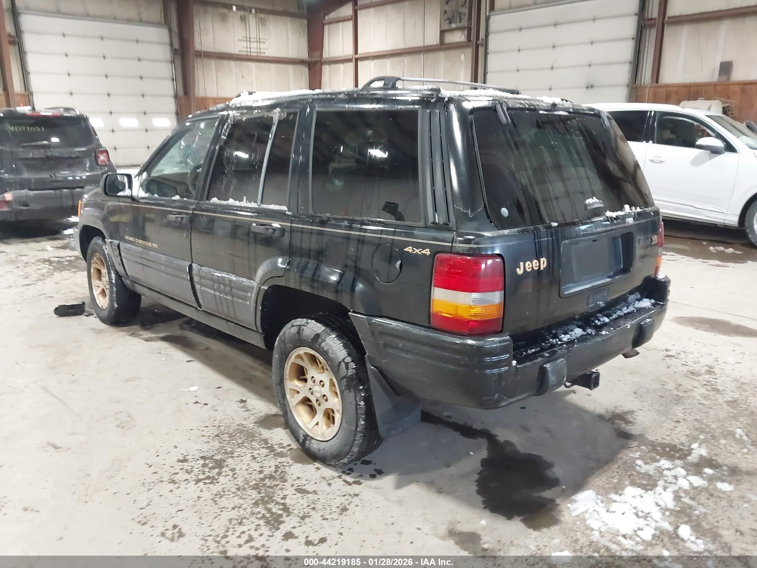 1996 Jeep Grand Cherokee Limited Black vin: 1J4GZ78Y6TC311839