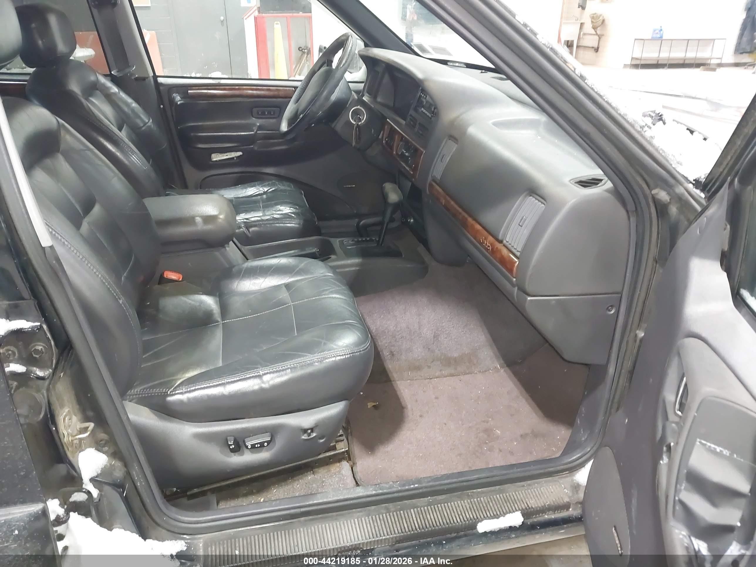 1996 Jeep Grand Cherokee Limited Black vin: 1J4GZ78Y6TC311839