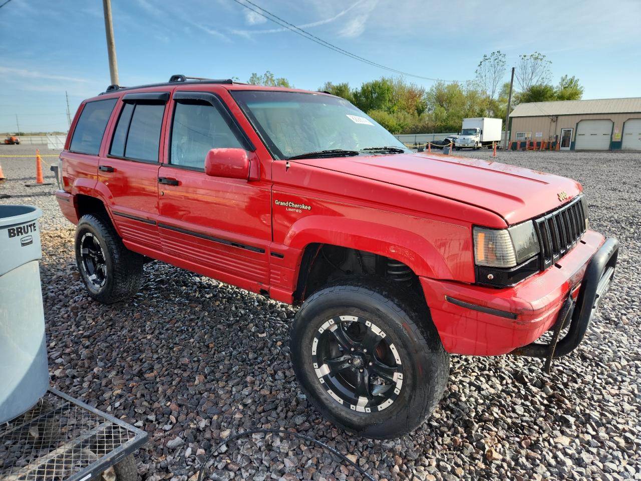 1994 Jeep Grand Cherokee Limited Red vin: 1J4GZ78Y7RC139748