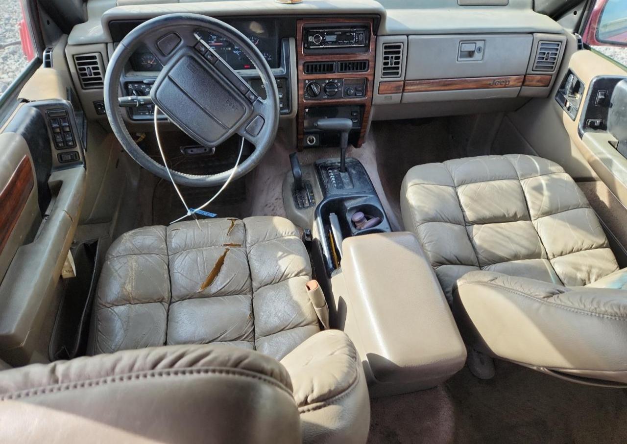 1994 Jeep Grand Cherokee Limited Red vin: 1J4GZ78Y7RC139748