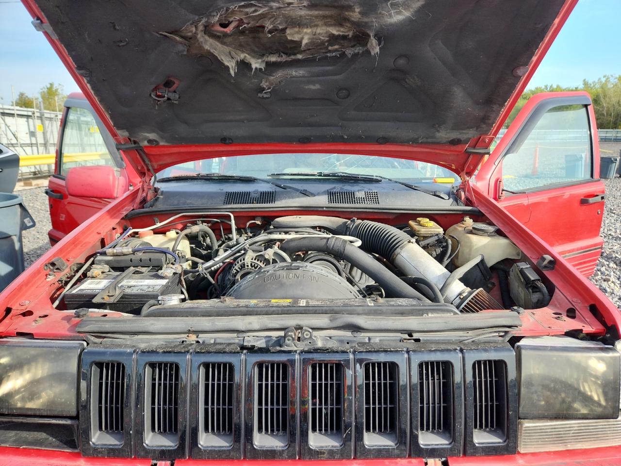 1994 Jeep Grand Cherokee Limited Red vin: 1J4GZ78Y7RC139748