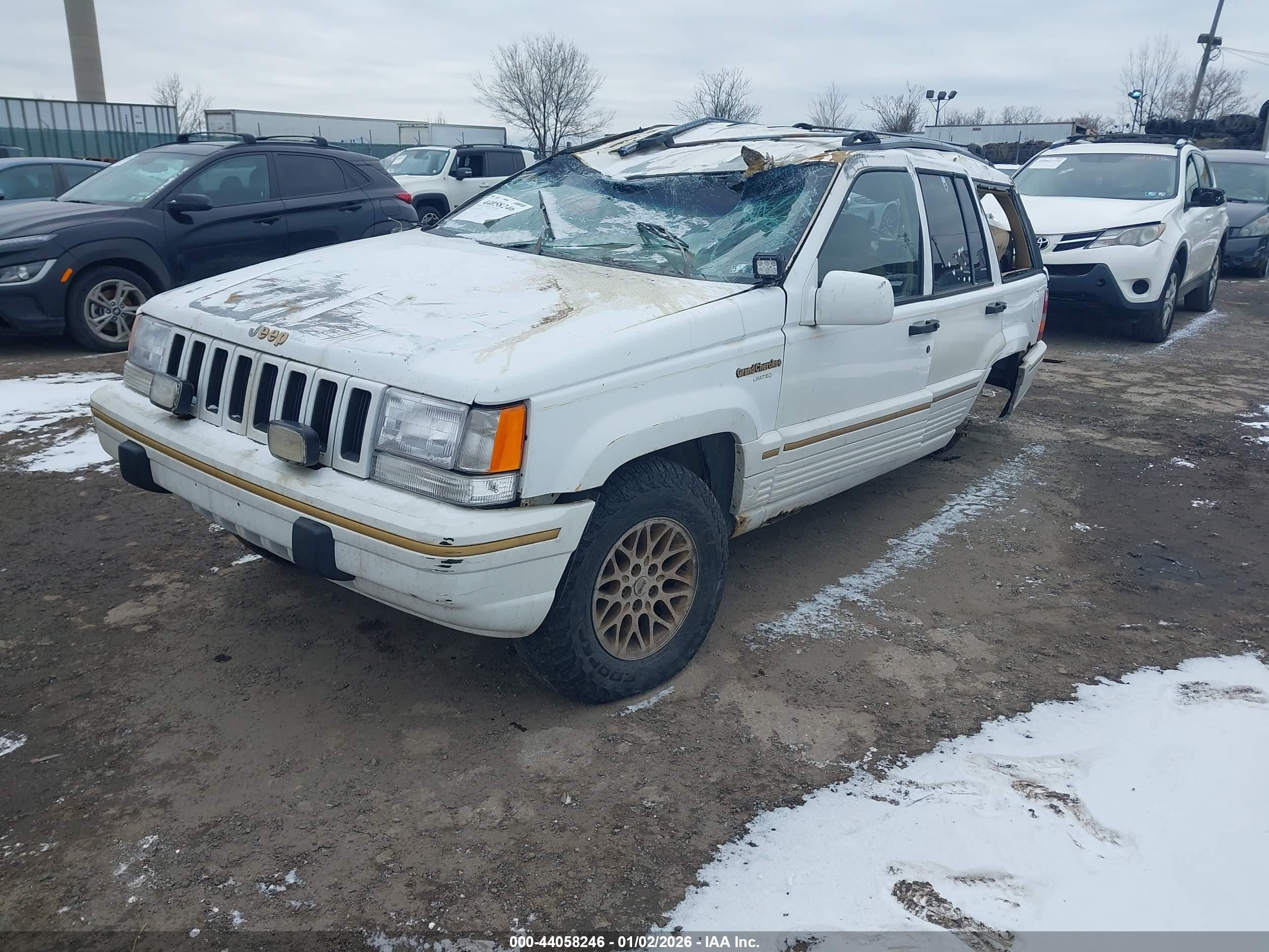 1995 Jeep Grand Cherokee Limited/orvis White vin: 1J4GZ78Y7SC784096