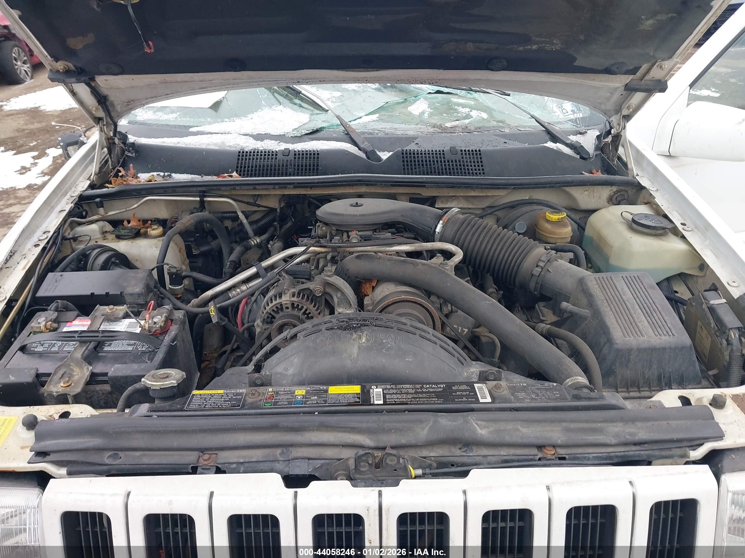 1995 Jeep Grand Cherokee Limited/orvis White vin: 1J4GZ78Y7SC784096