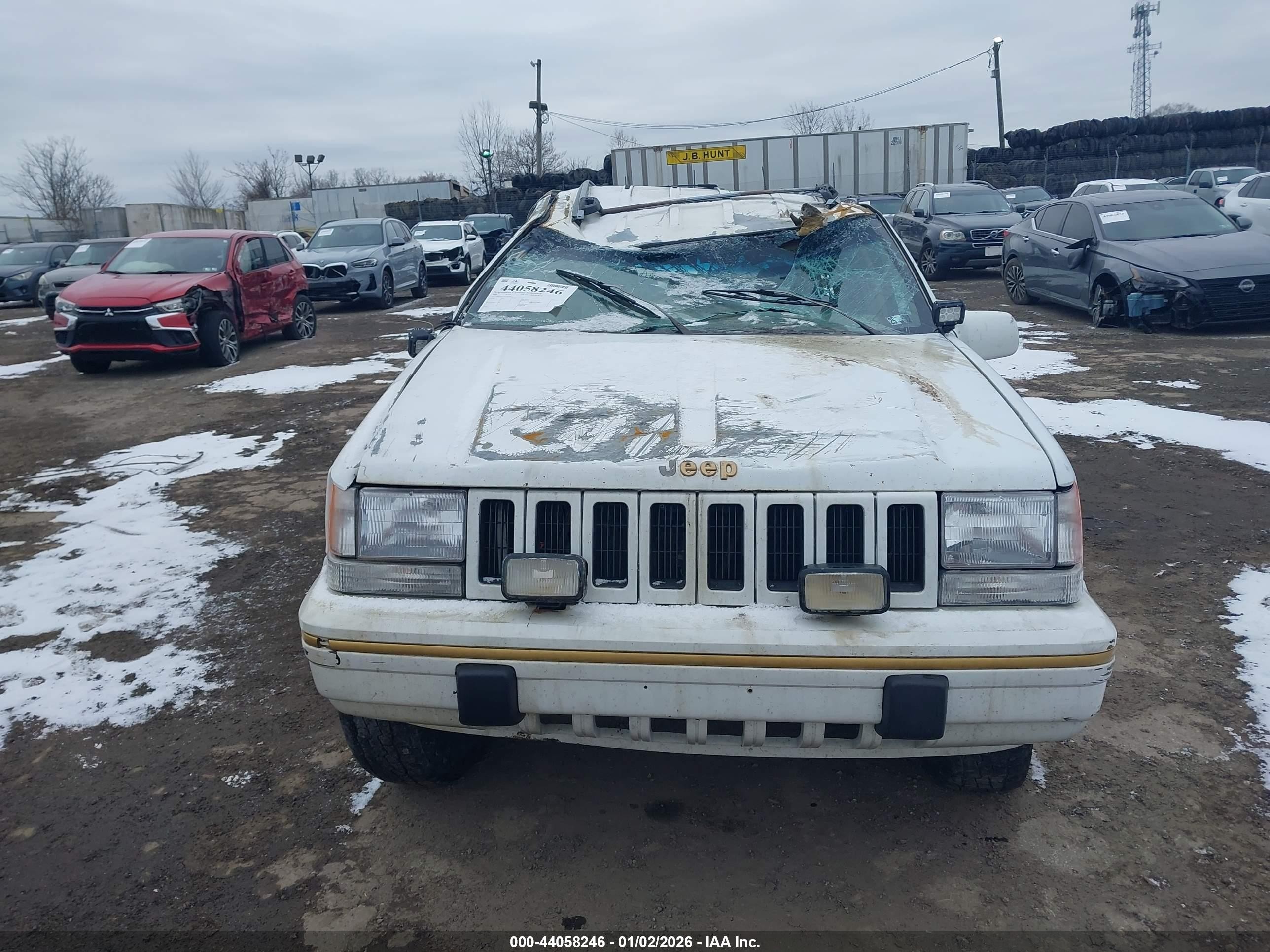 1995 Jeep Grand Cherokee Limited/orvis White vin: 1J4GZ78Y7SC784096