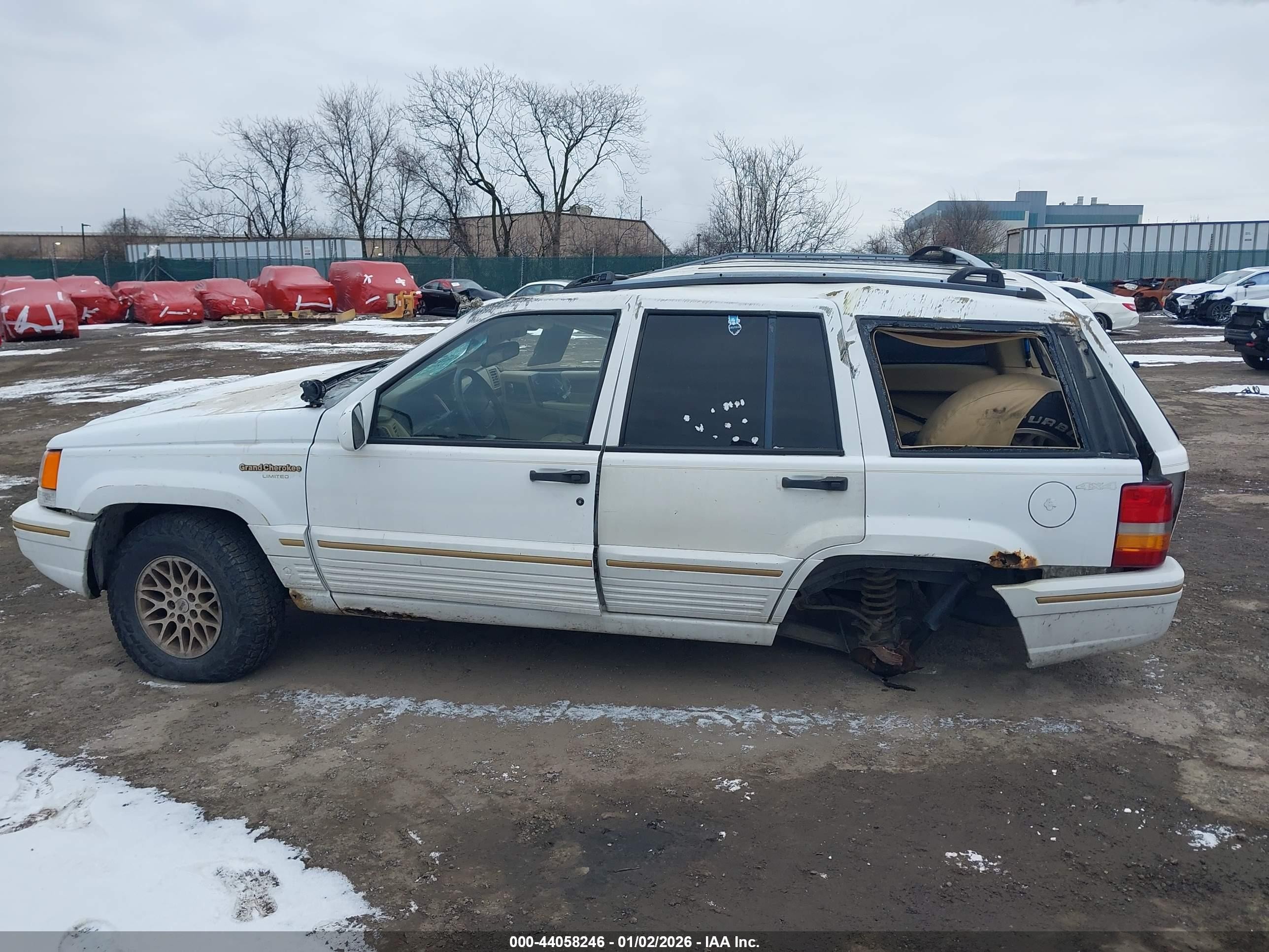 1995 Jeep Grand Cherokee Limited/orvis White vin: 1J4GZ78Y7SC784096