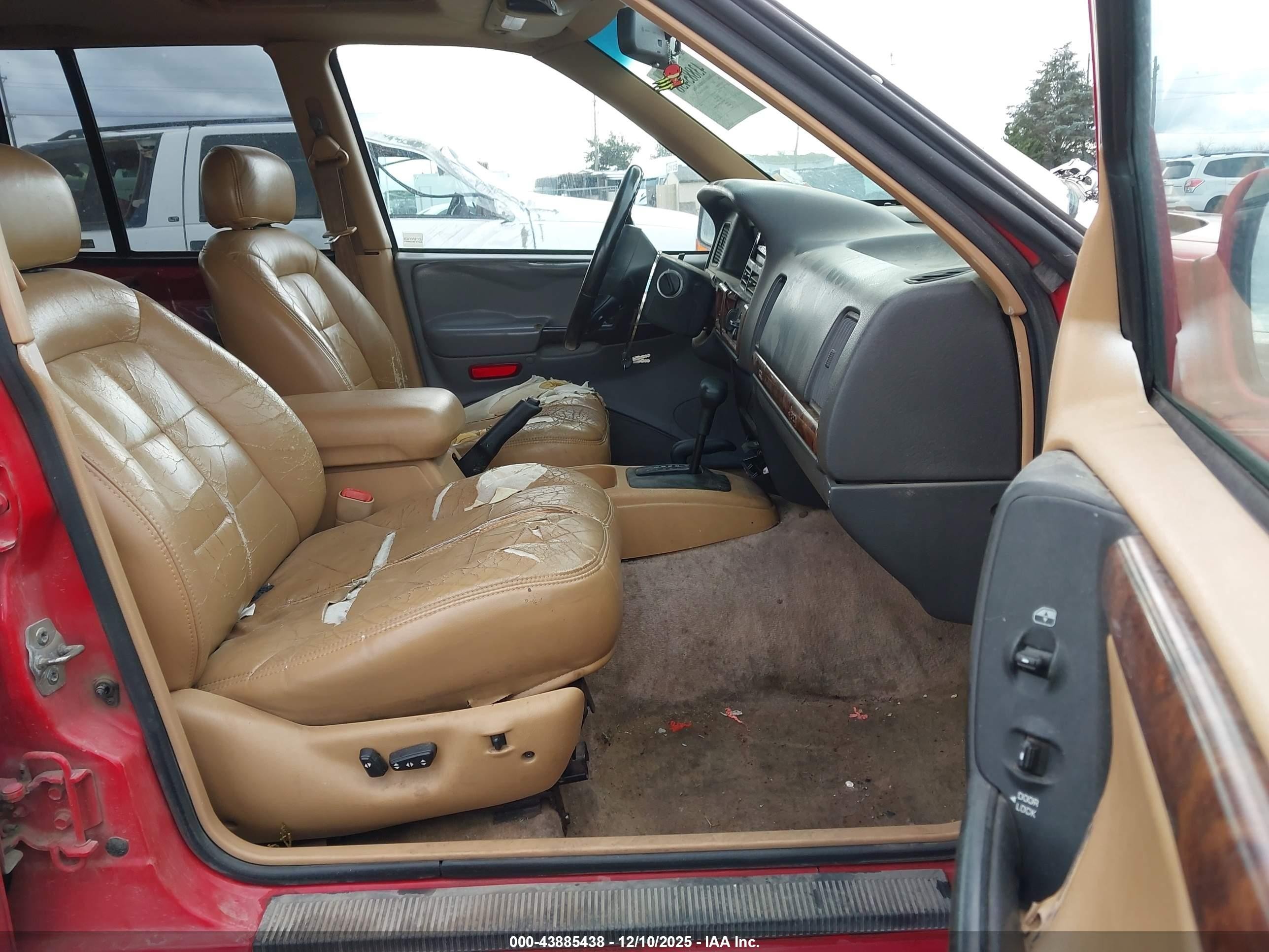 1996 Jeep Grand Cherokee Limited Красный vin: 1J4GZ78Y7TC252610