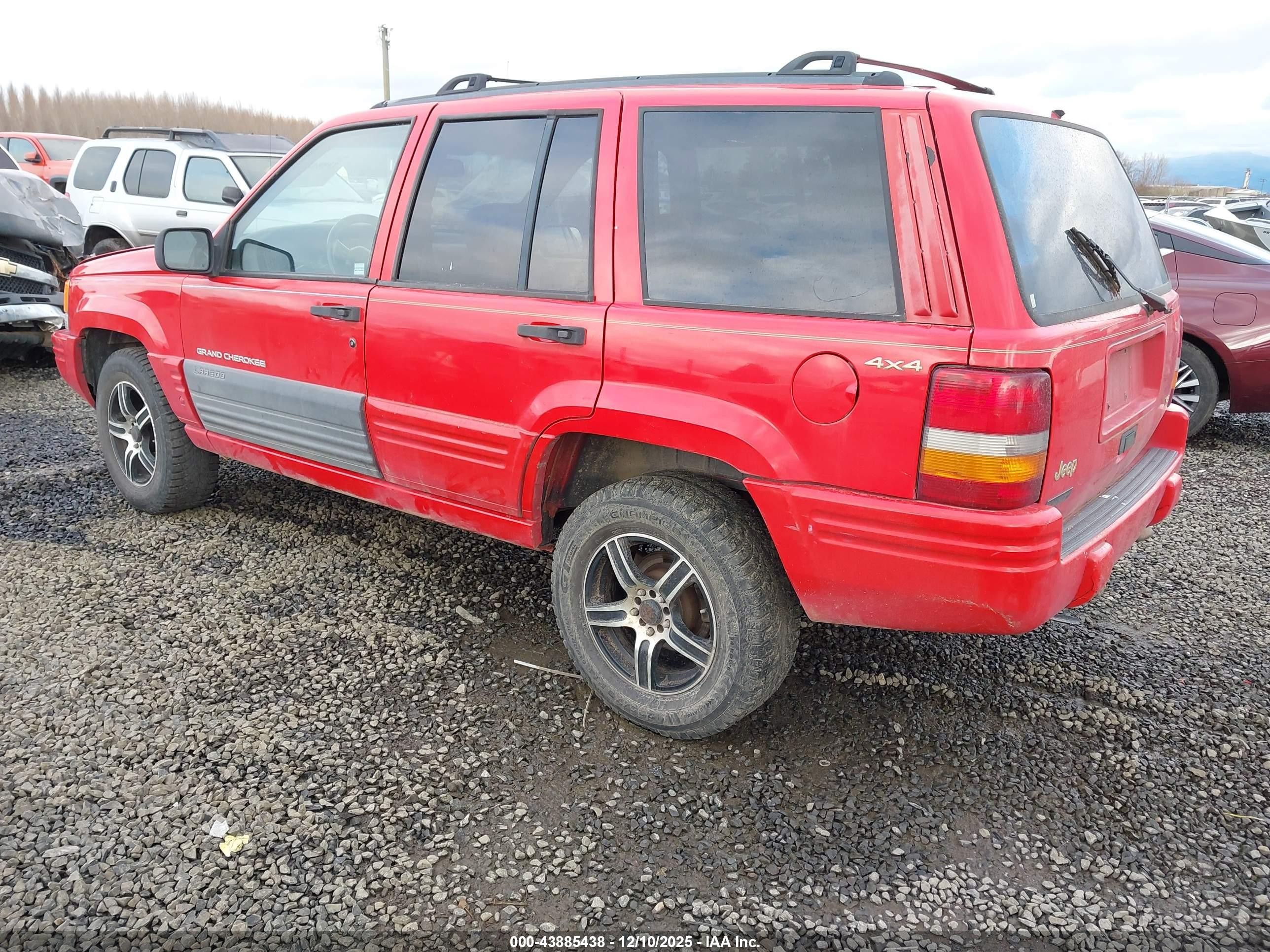 1996 Jeep Grand Cherokee Limited Красный vin: 1J4GZ78Y7TC252610