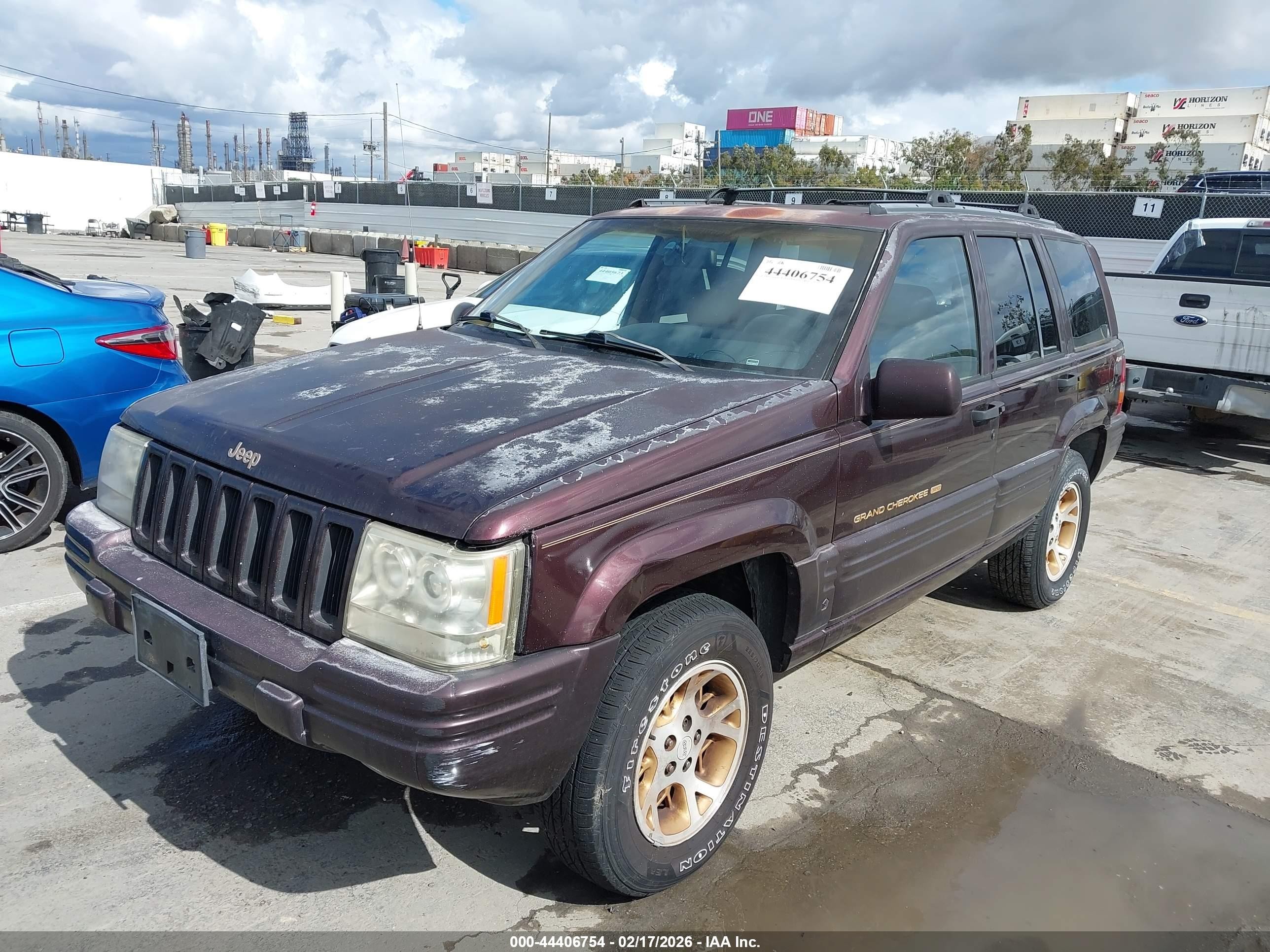1996 Jeep Grand Cherokee Limited Purple vin: 1J4GZ78Y7TC310571