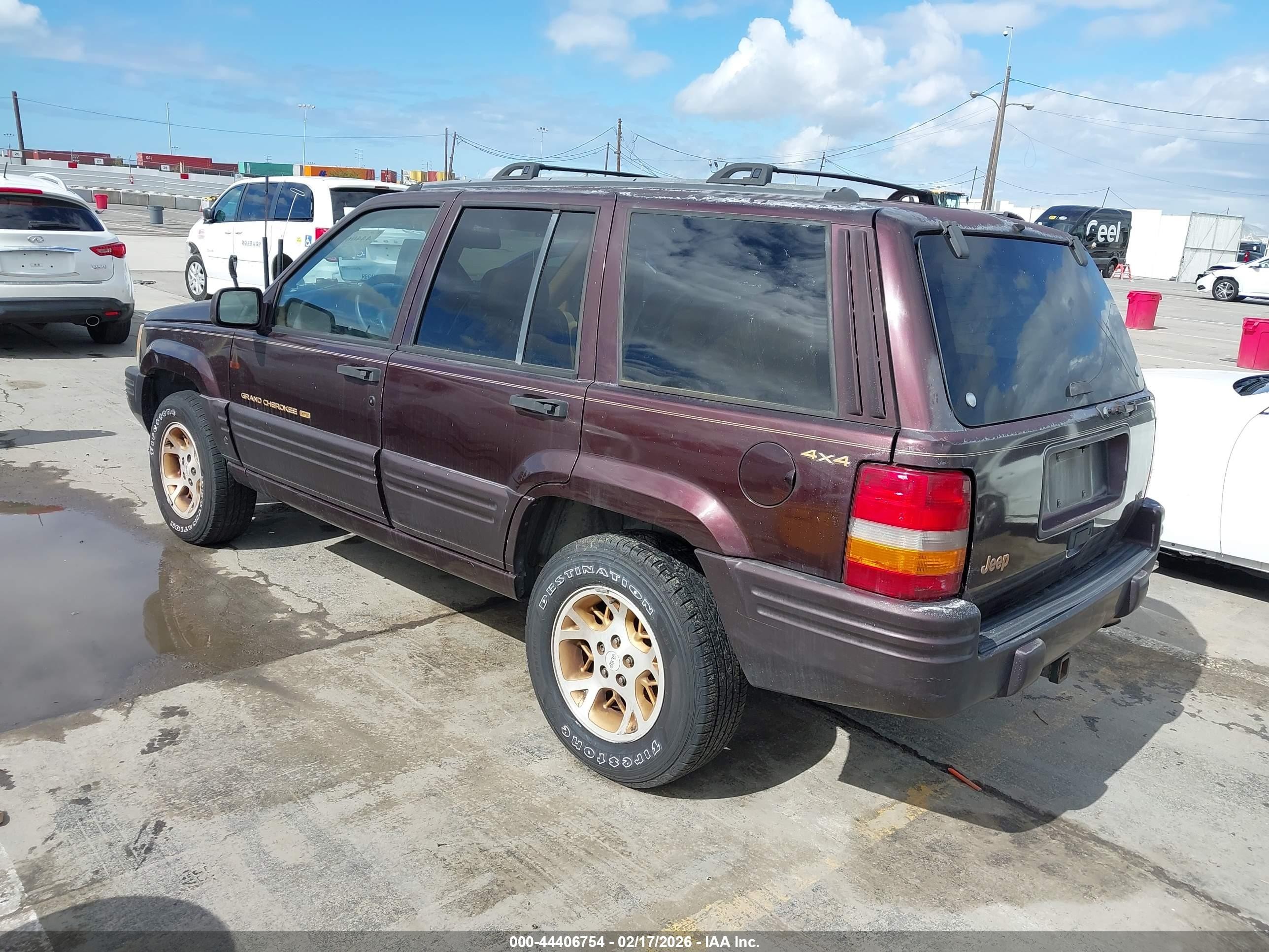 1996 Jeep Grand Cherokee Limited Purple vin: 1J4GZ78Y7TC310571