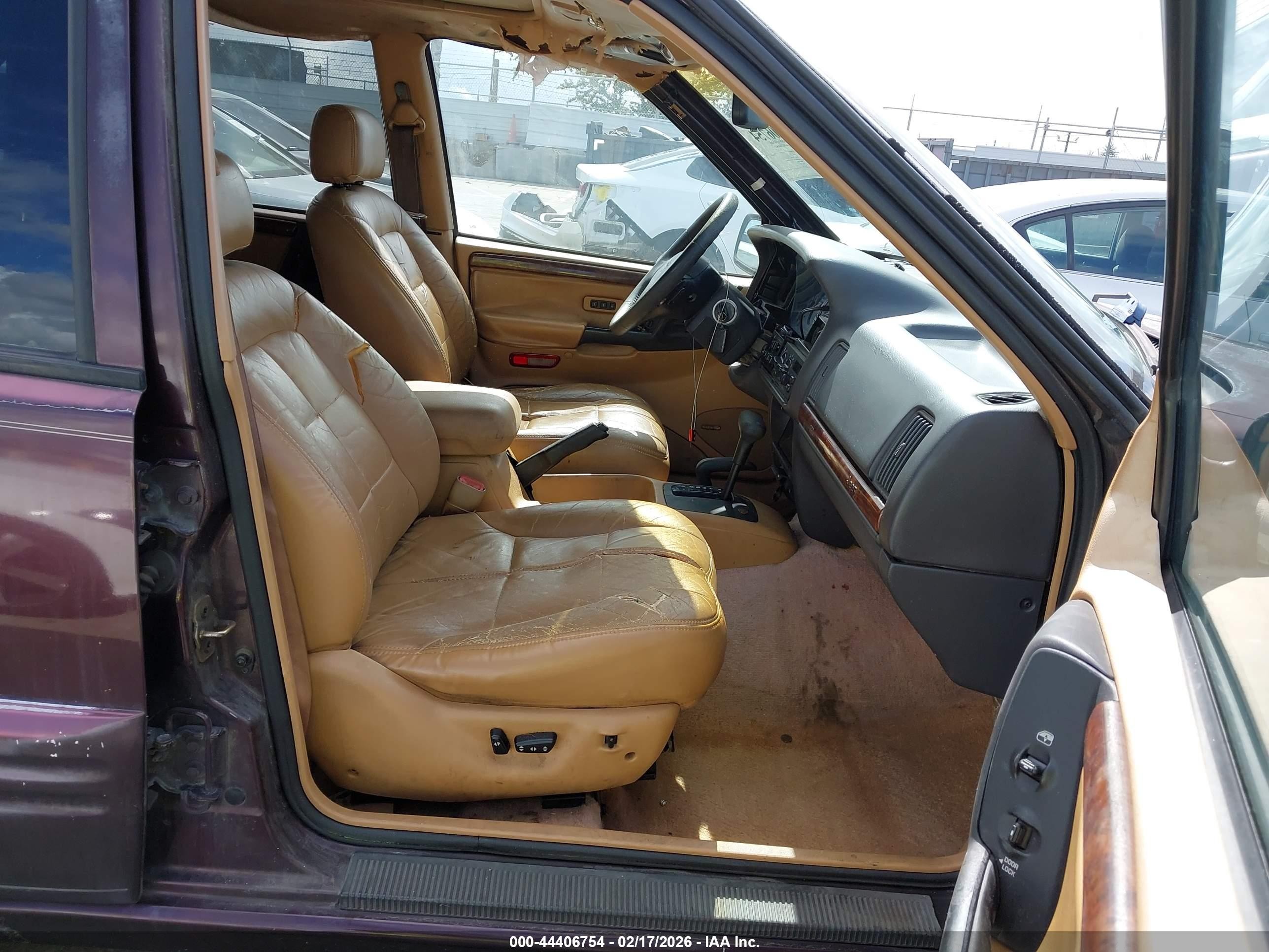 1996 Jeep Grand Cherokee Limited Purple vin: 1J4GZ78Y7TC310571