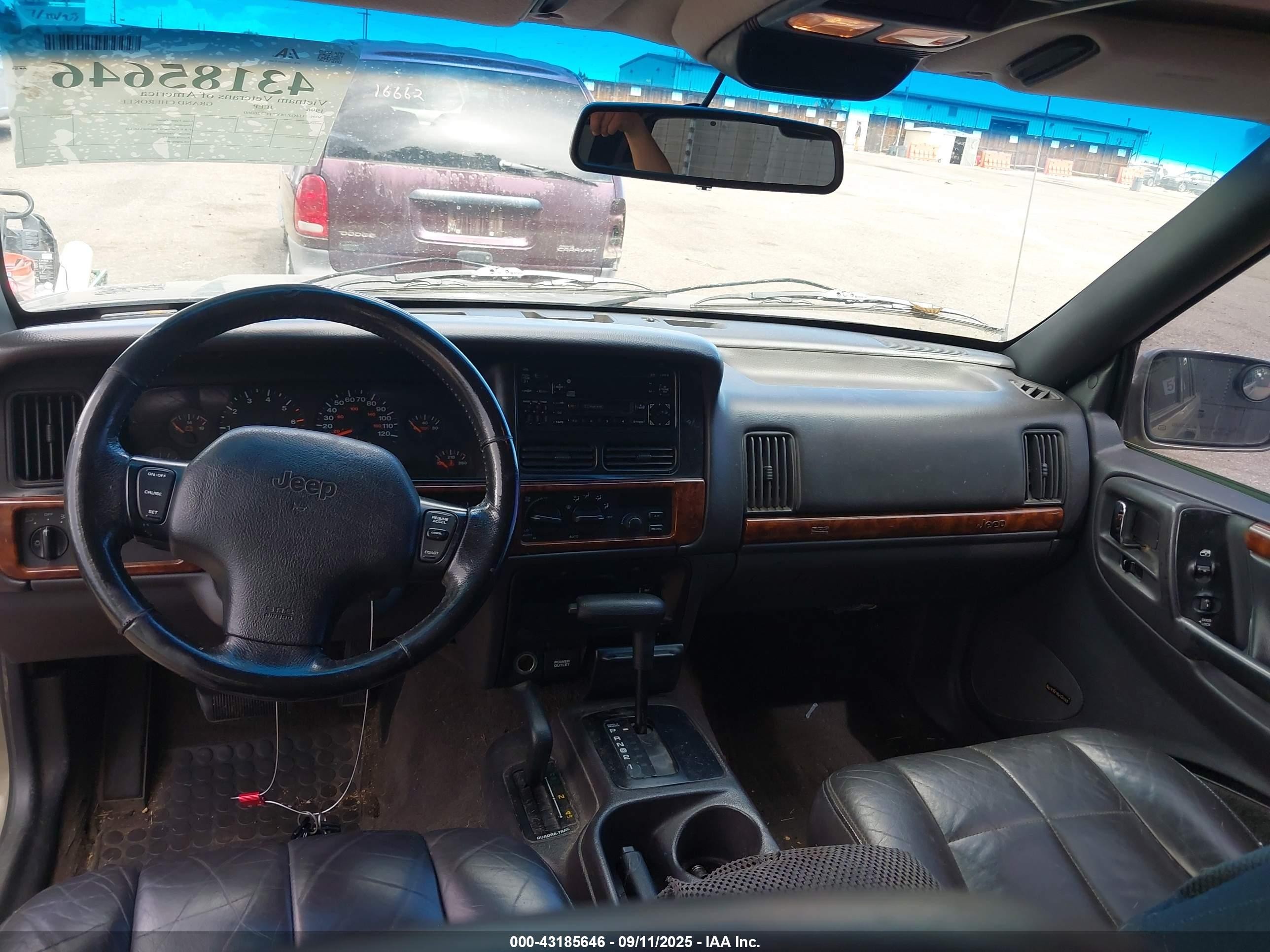 1996 Jeep Grand Cherokee Limited Green vin: 1J4GZ78Y7TC326060