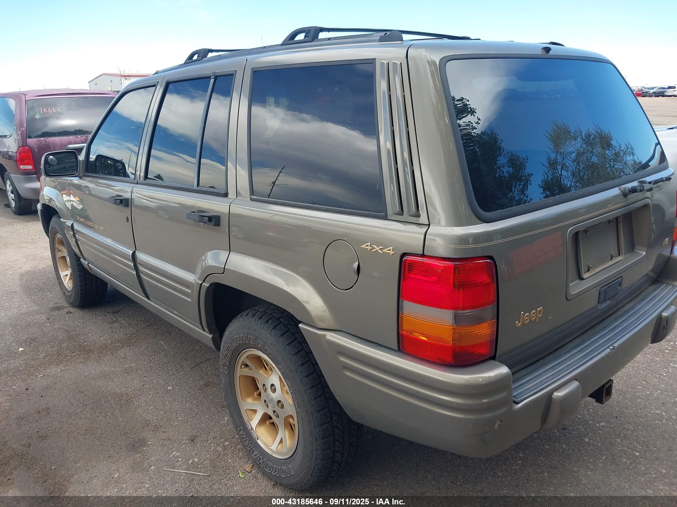 1996 Jeep Grand Cherokee Limited Green vin: 1J4GZ78Y7TC326060