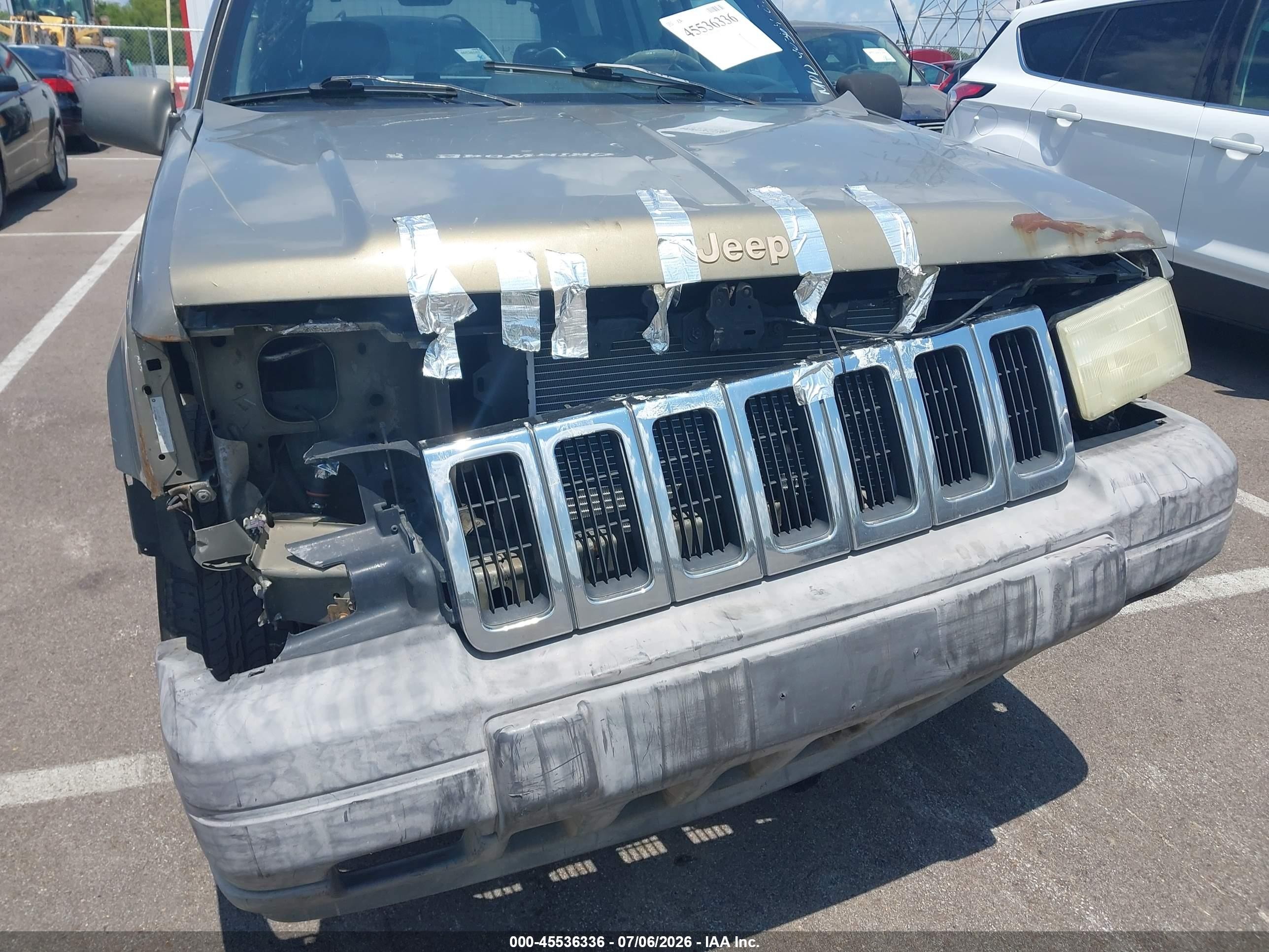 1997 Jeep Grand Cherokee Limited Gold vin: 1J4GZ78Y7VC520722