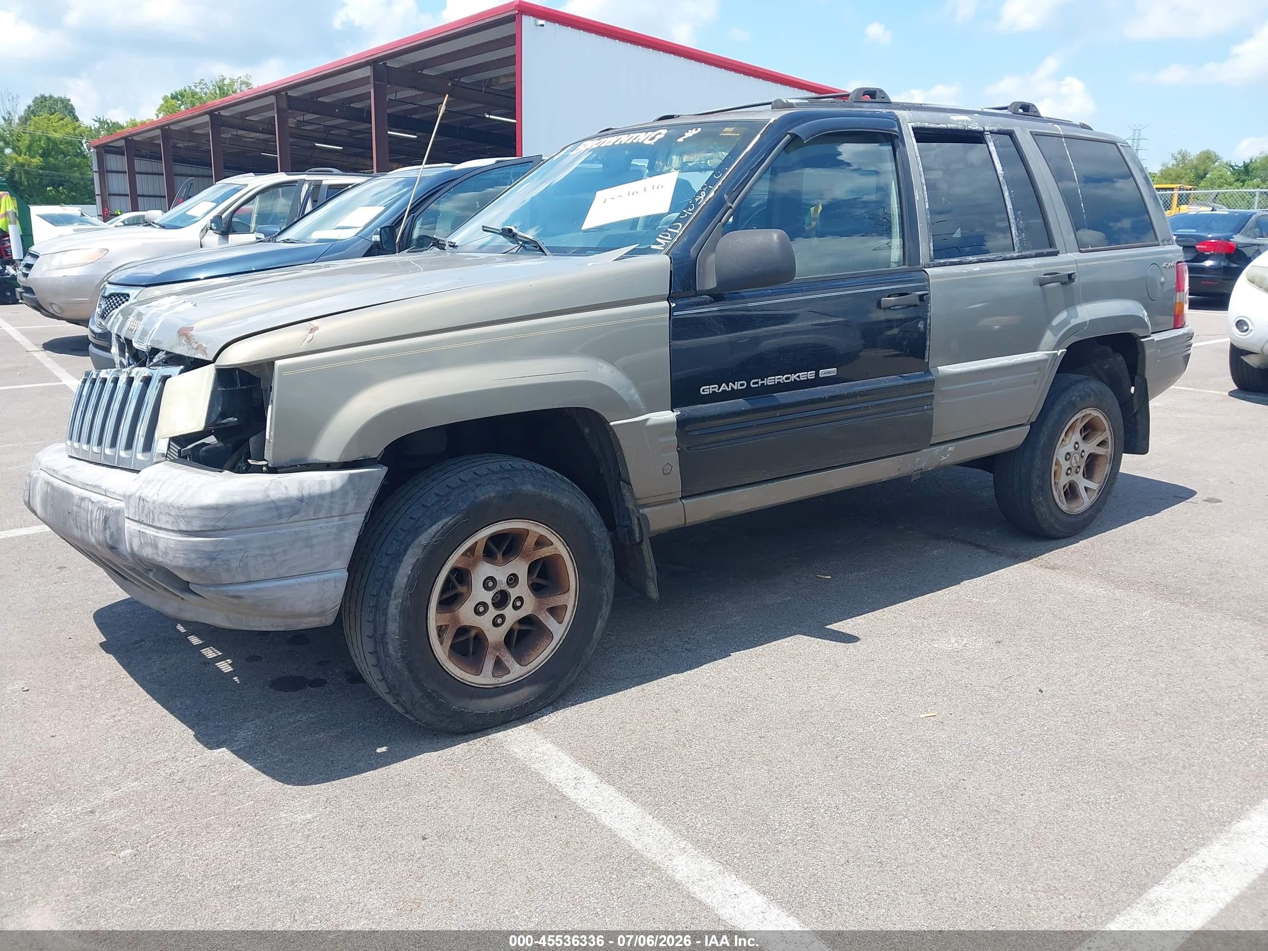 1997 Jeep Grand Cherokee Limited Gold vin: 1J4GZ78Y7VC520722