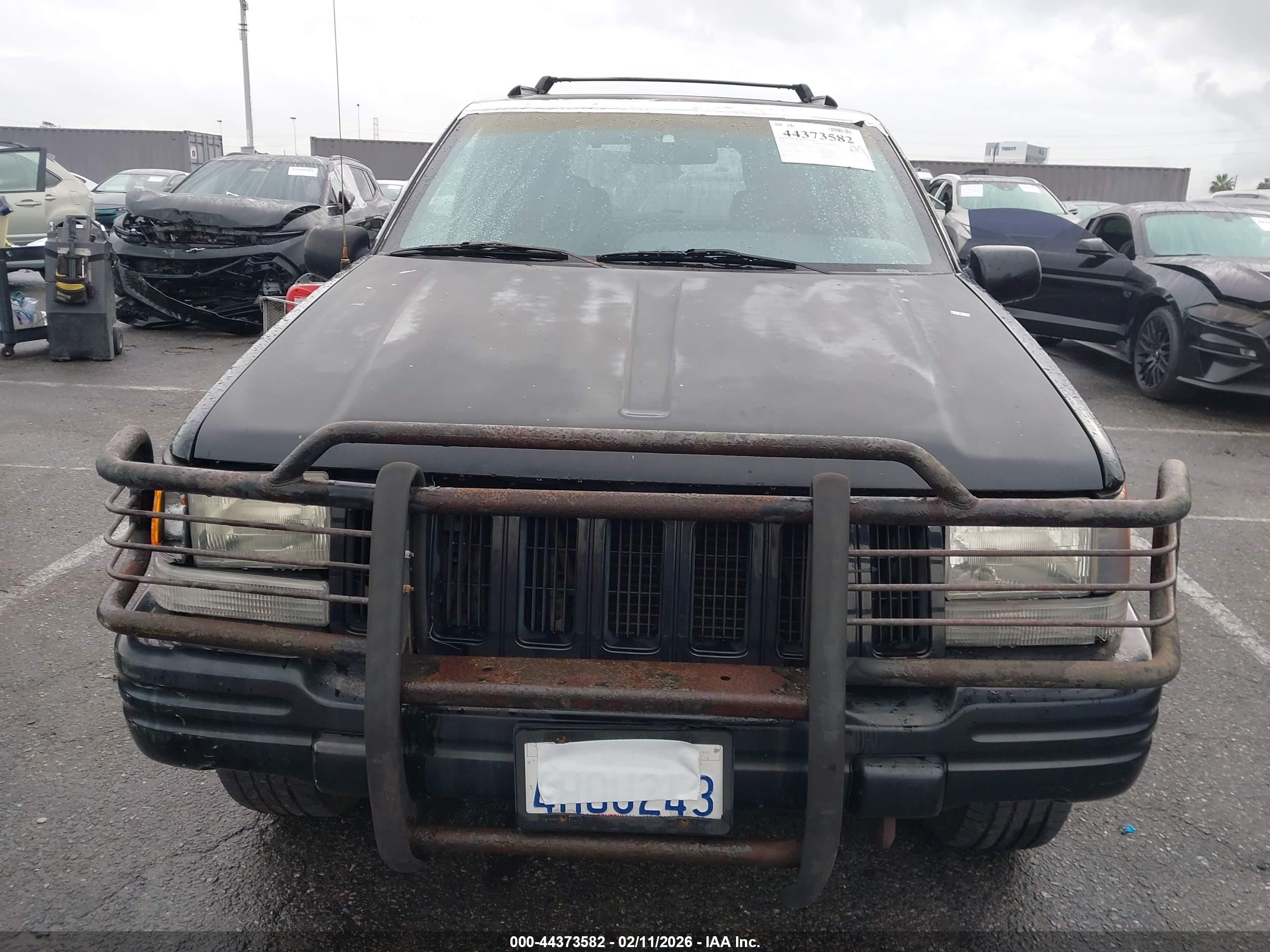 1997 Jeep Grand Cherokee Limited Black vin: 1J4GZ78Y8VC598765