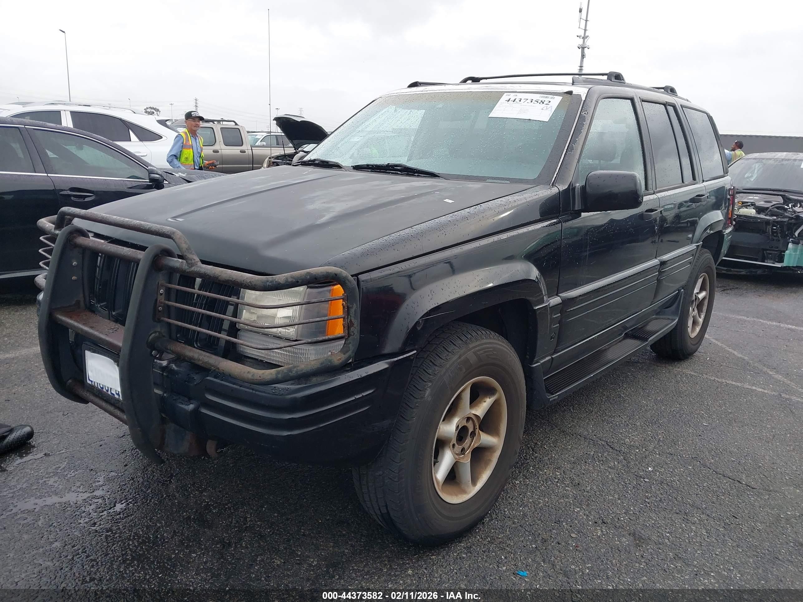 1997 Jeep Grand Cherokee Limited Black vin: 1J4GZ78Y8VC598765