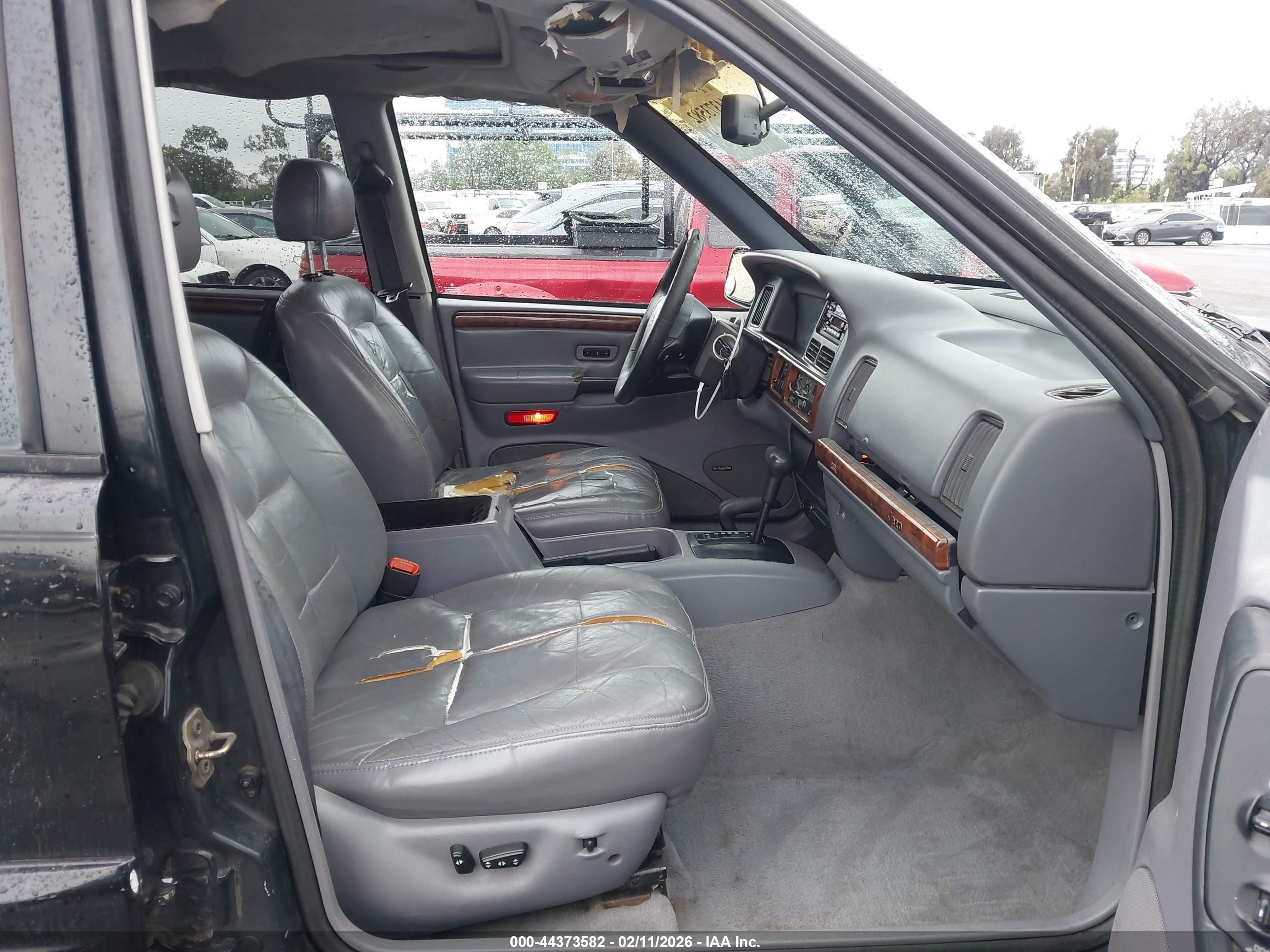 1997 Jeep Grand Cherokee Limited Black vin: 1J4GZ78Y8VC598765