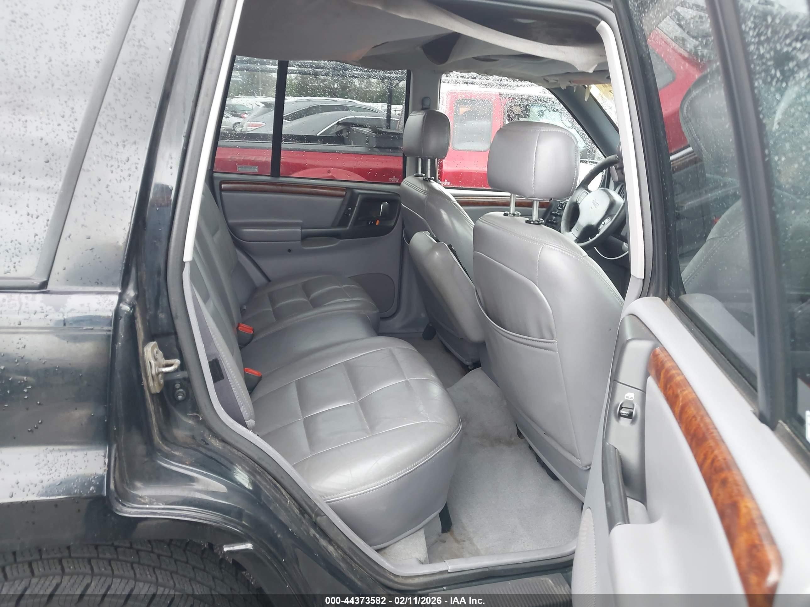 1997 Jeep Grand Cherokee Limited Black vin: 1J4GZ78Y8VC598765