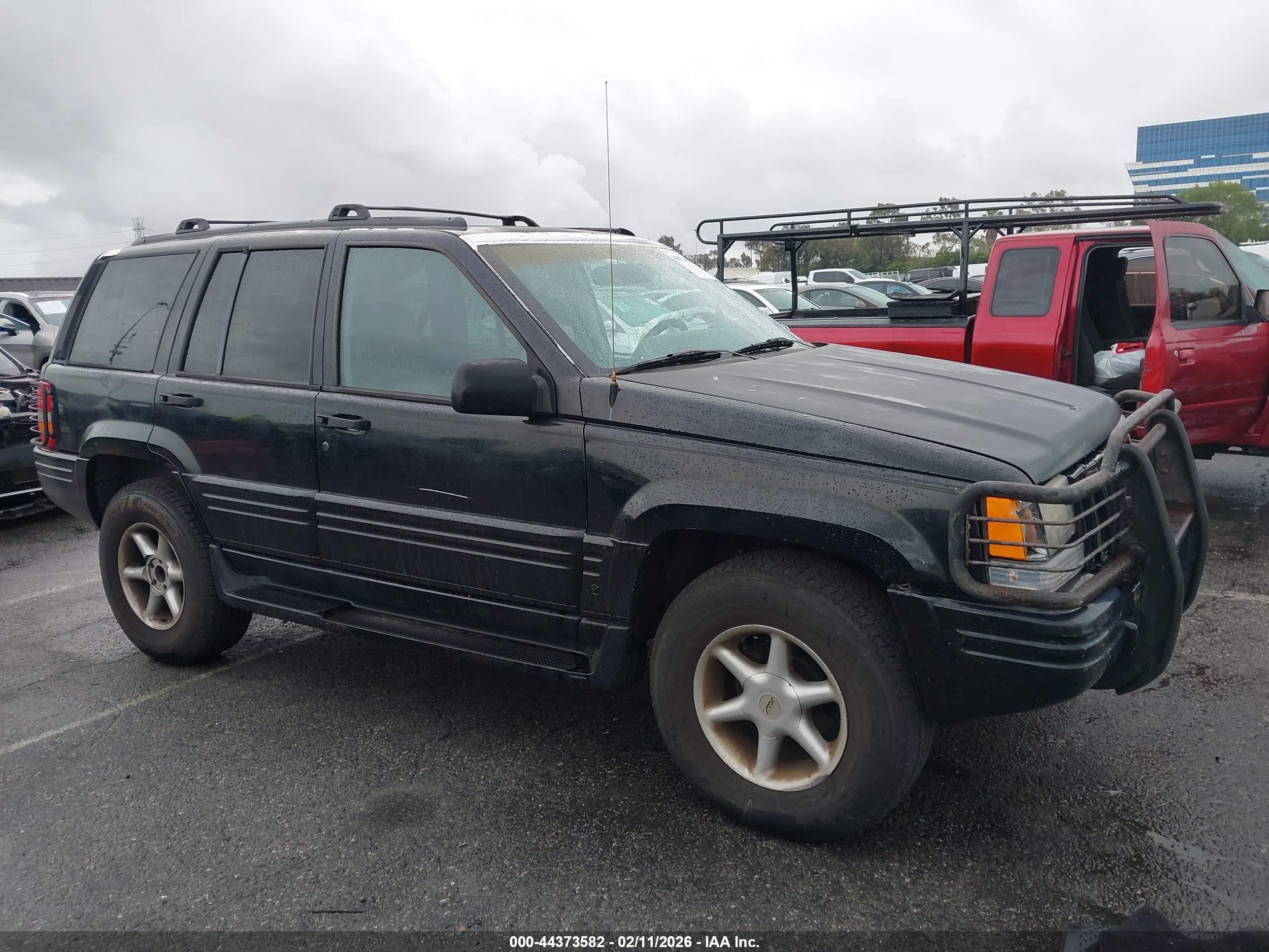 1997 Jeep Grand Cherokee Limited Black vin: 1J4GZ78Y8VC598765