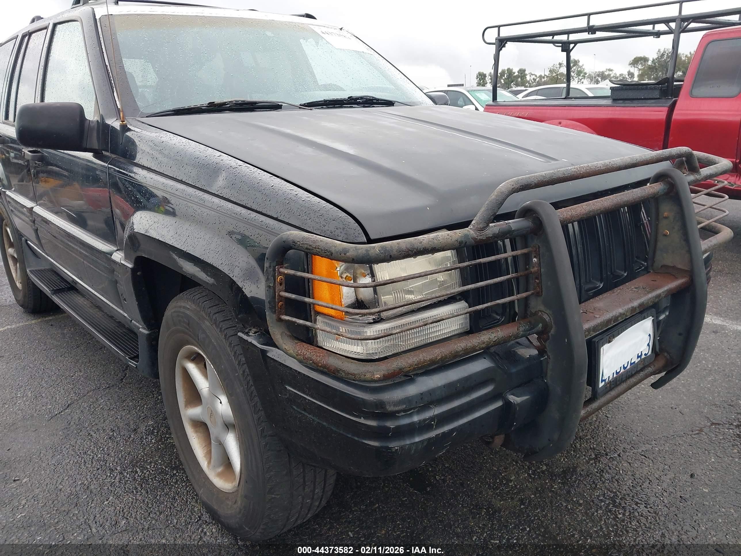 1997 Jeep Grand Cherokee Limited Black vin: 1J4GZ78Y8VC598765