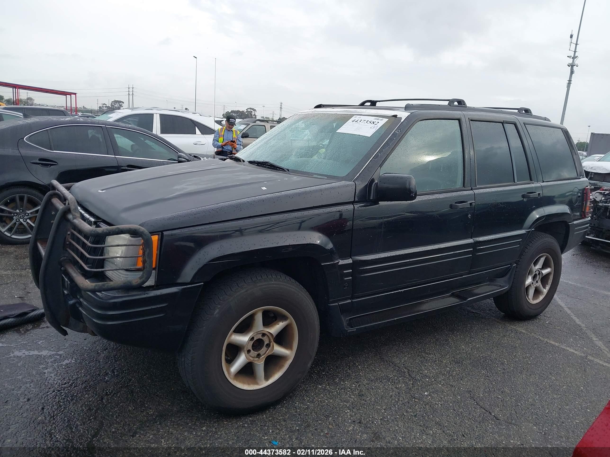 1997 Jeep Grand Cherokee Limited Black vin: 1J4GZ78Y8VC598765